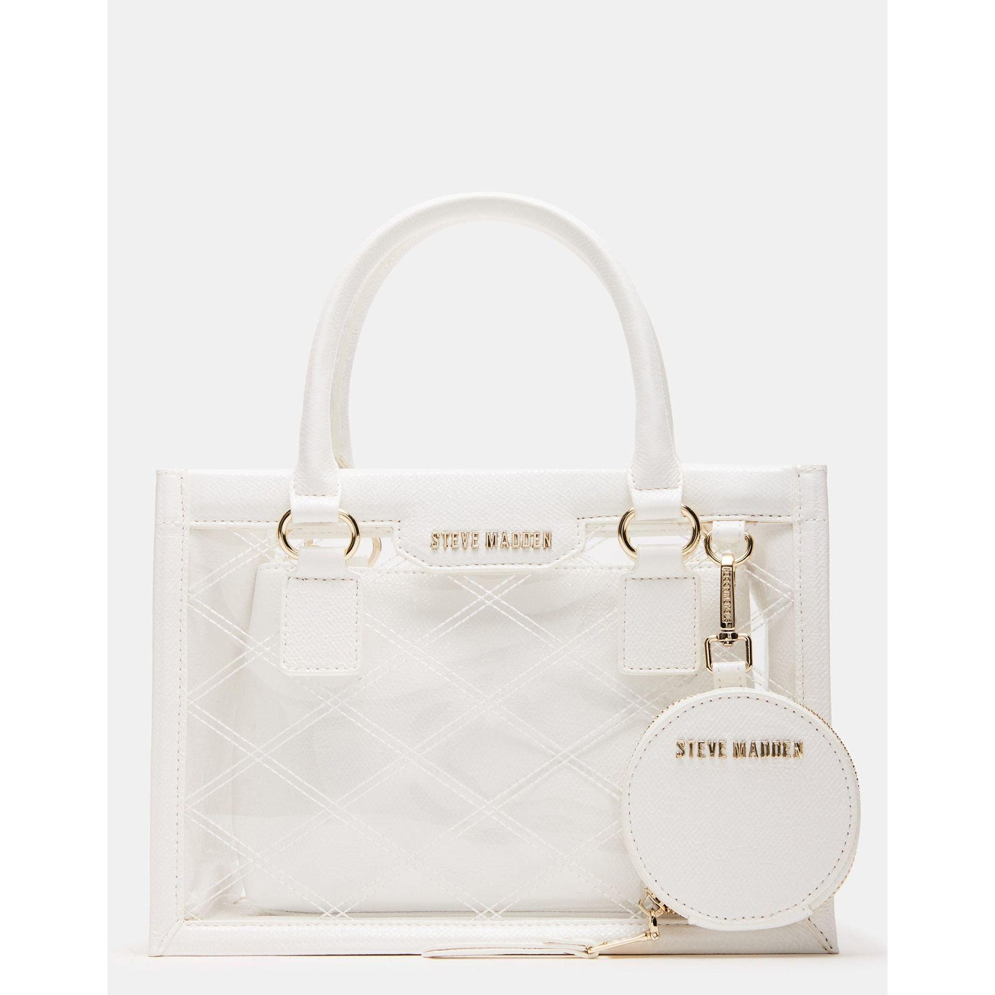 White steve madden purse sale