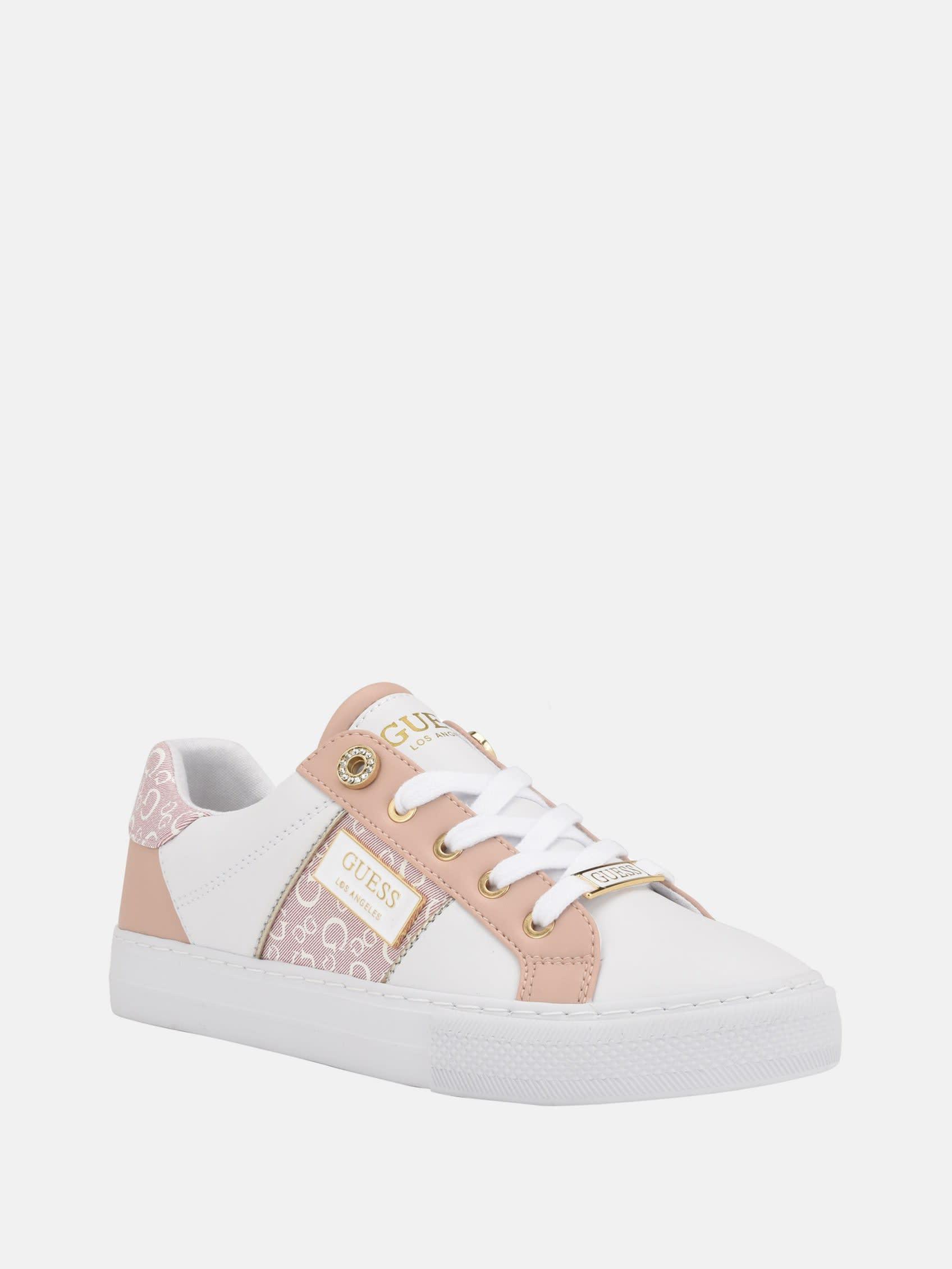 Guess Factory Loom Low-top Sneakers in White | Lyst