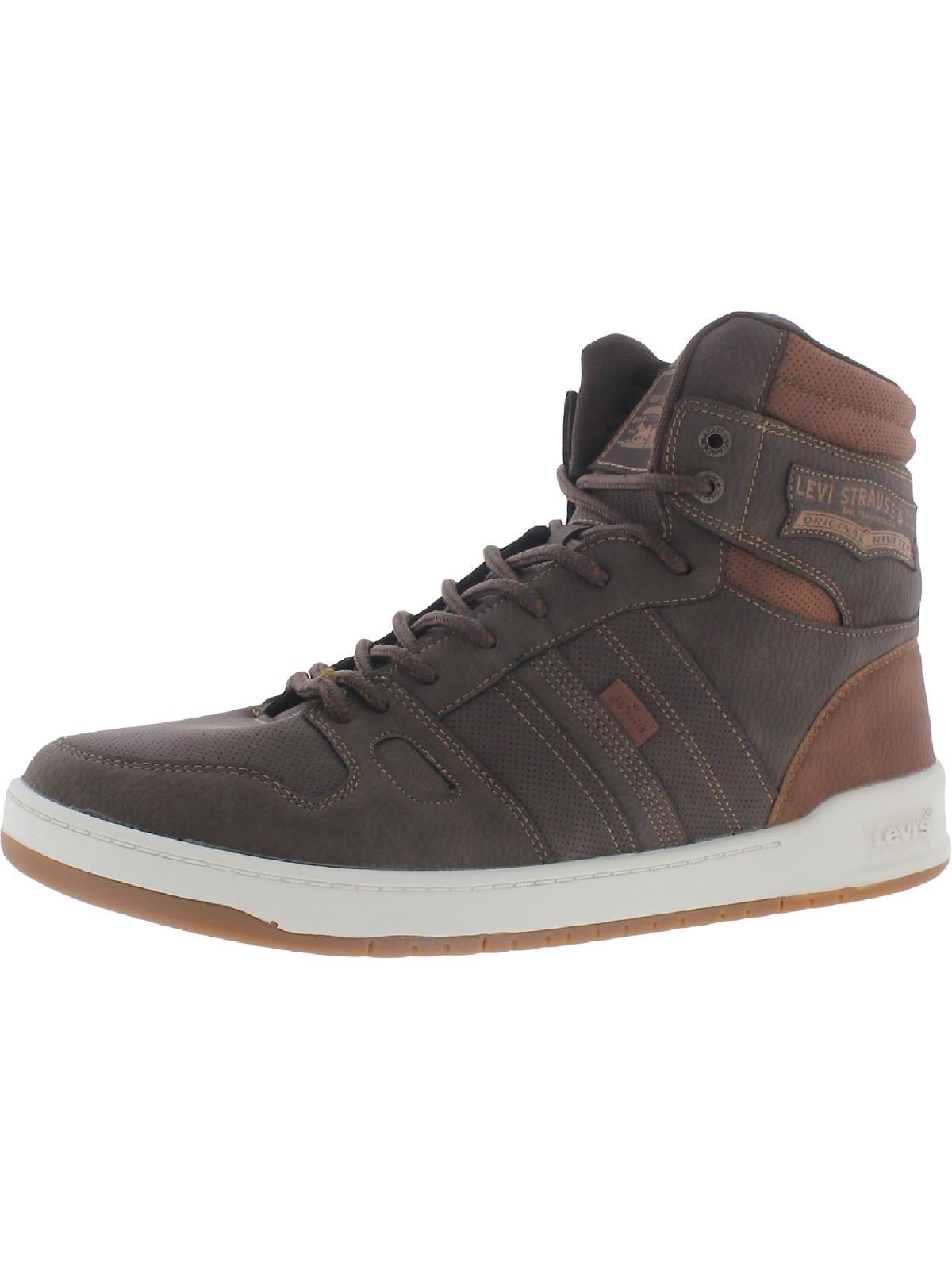 Levi's 520 Bb Hi Faux Leather Lifestyle Casual And Fashion Sneakers in  Brown for Men | Lyst