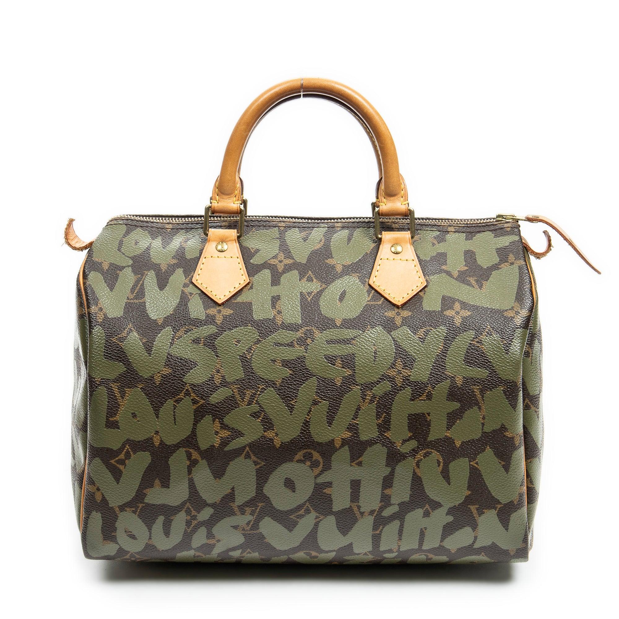 Louis Vuitton Ltd. Ed. Stephen Sprouse Graffiti Speedy 30 in Green
