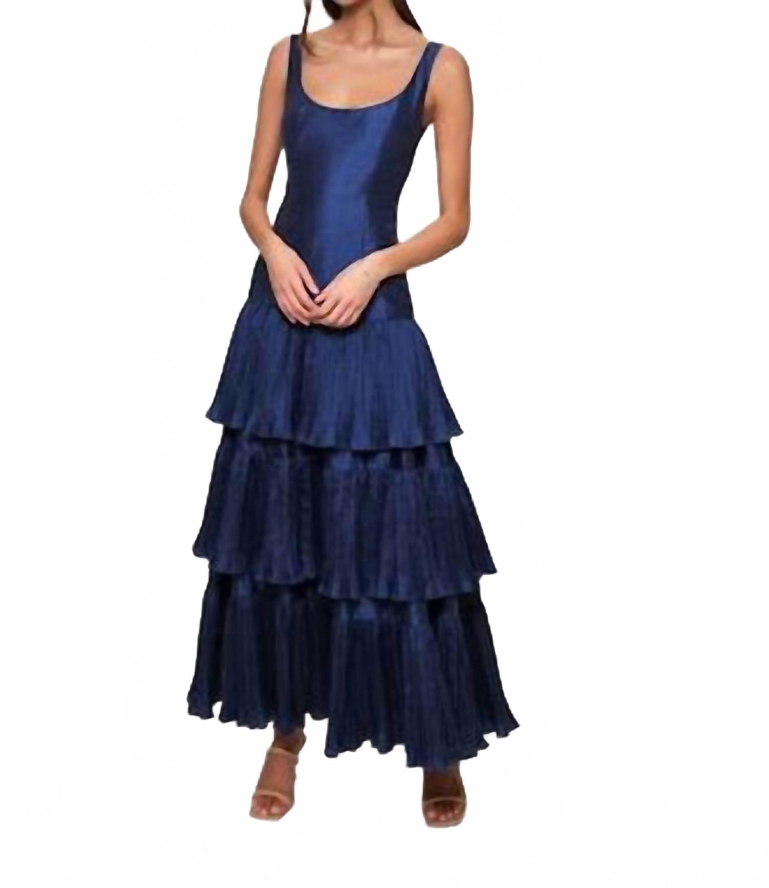 Hutch Luna Maxi Dress in Blue | Lyst