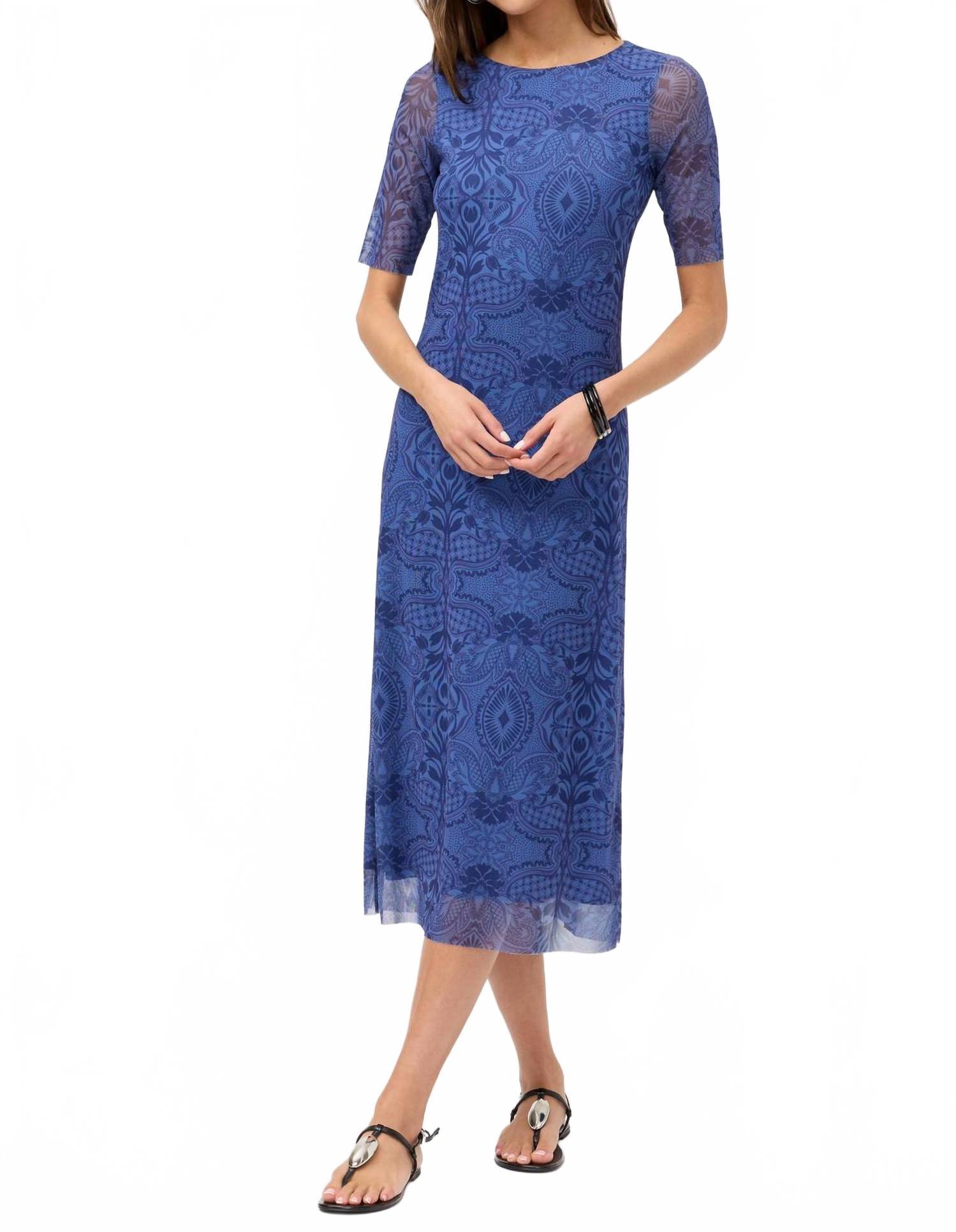 knee length dresses for ladies Astrid Mesh Midi Dress - Johnny Was main image 0