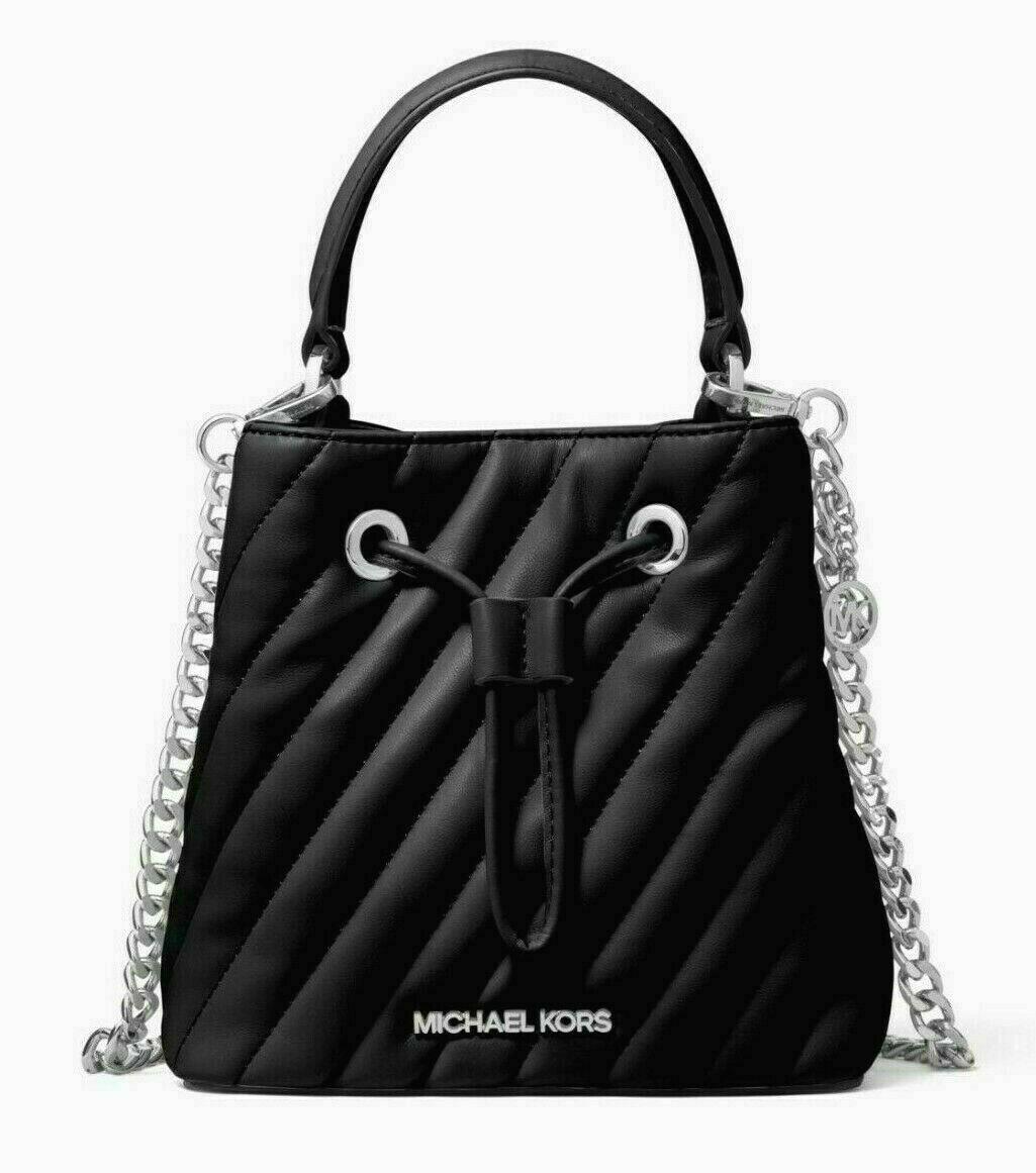 Michael Kors Suri Small Bucket Crossbody Saffiano Leather Black - Michael Kors Bag