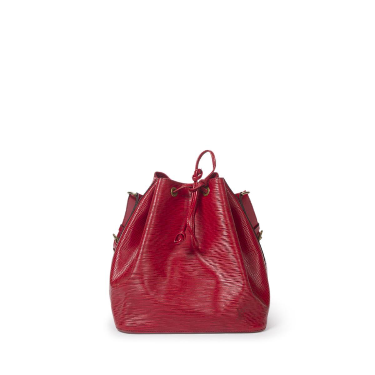 Louis Vuitton, Bags, Louis Vuitton Noe Pm In Red Epi
