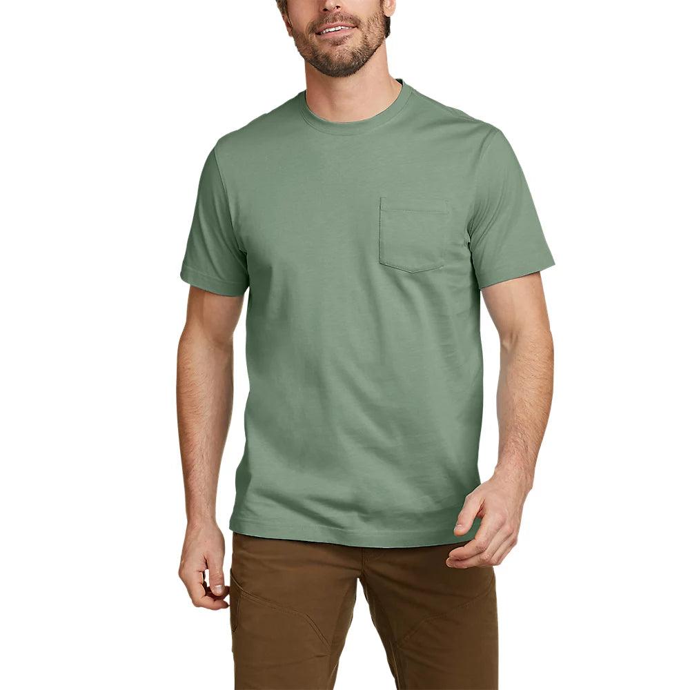 Eddie Bauer Legend Wash Classic Short-sleeve 100% Cotton Pocket T-shirt in  Green for Men