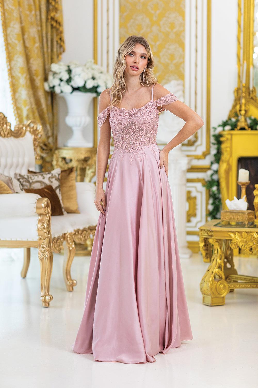 salmon pink formal dresses Azazie A-Line/Princess V-Neck Floor-Length Chiffon Girl Formal Dresses