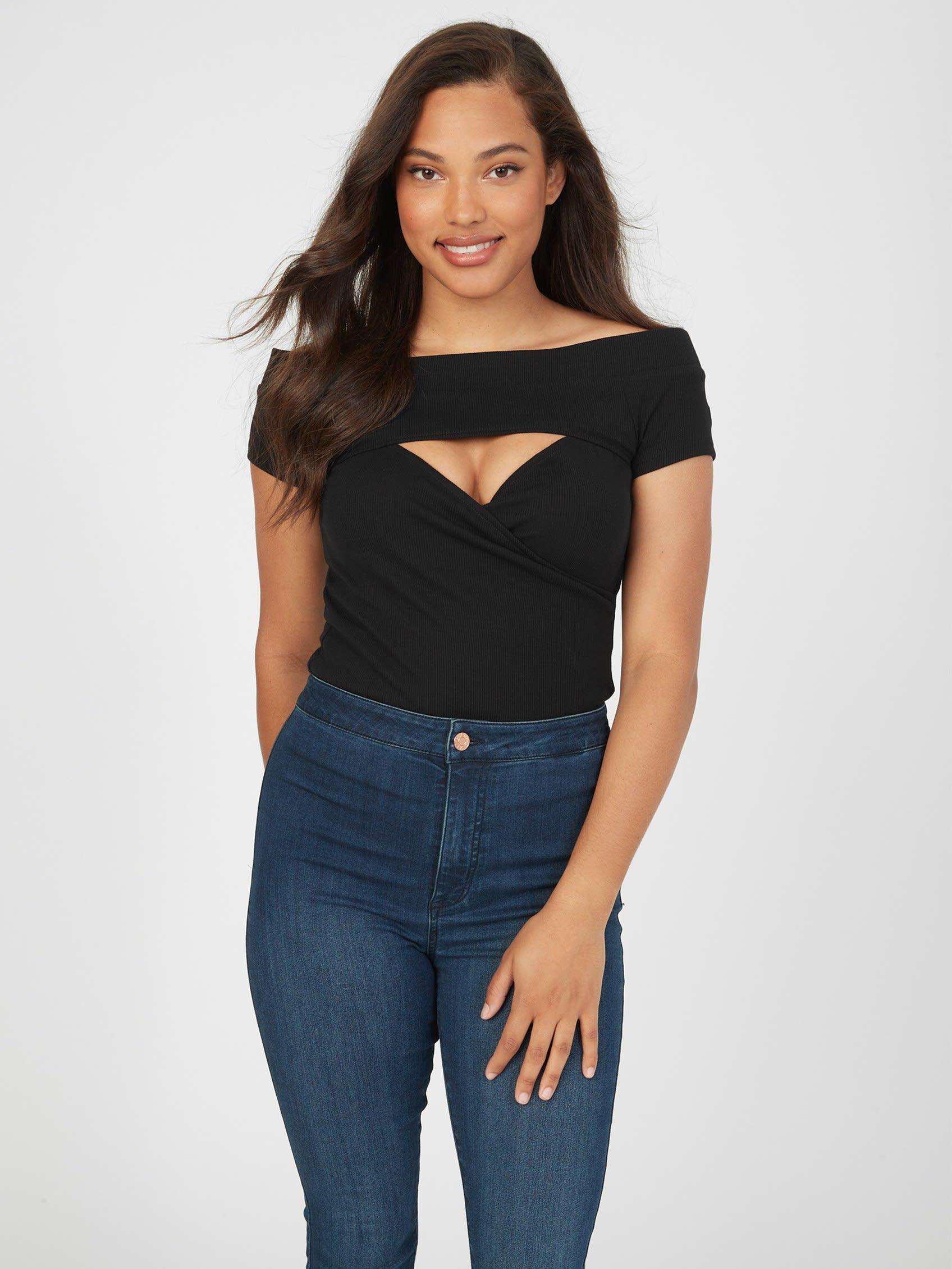 Guess cutout top cheap