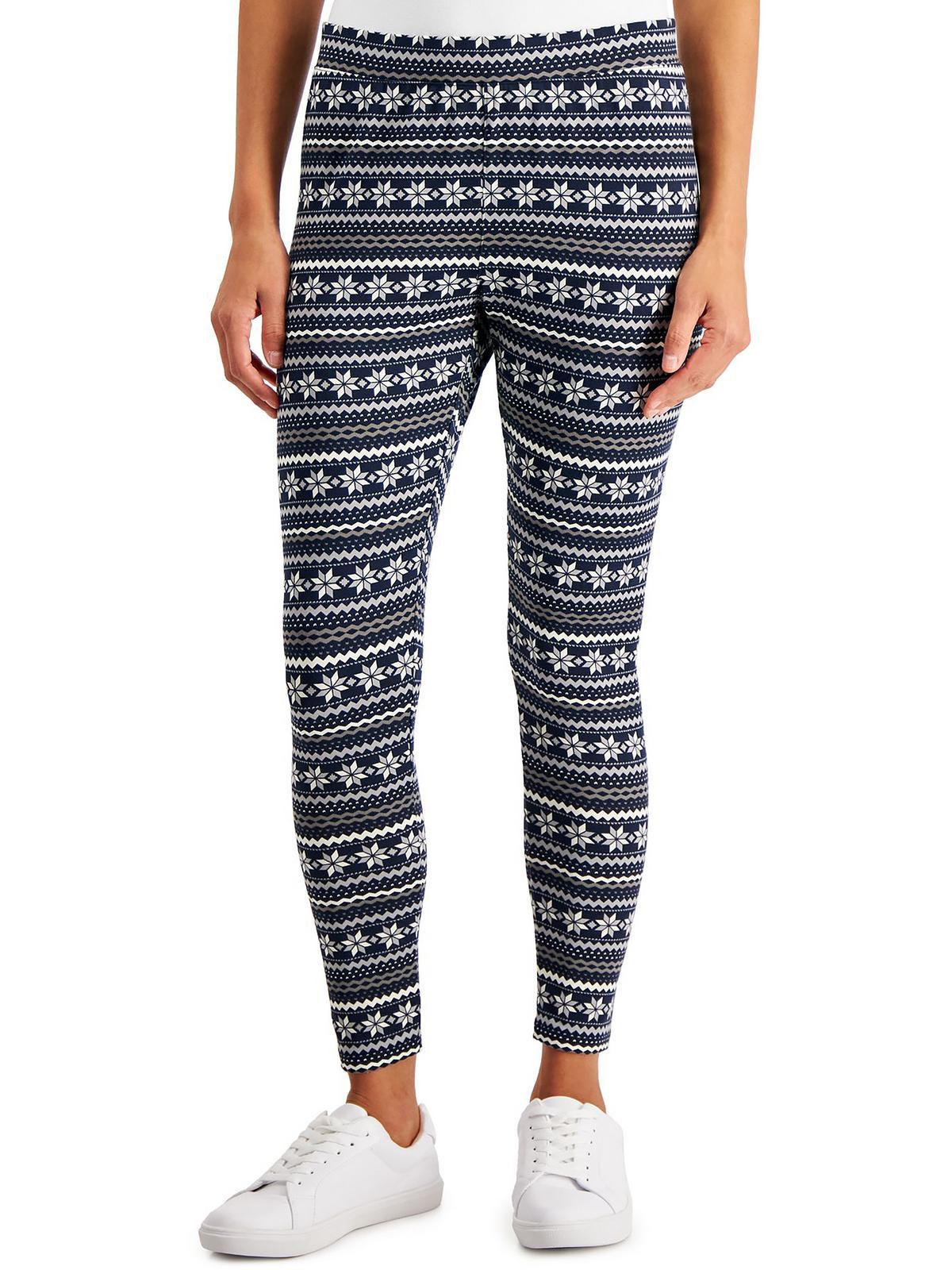 style&co leggings stretch cotton