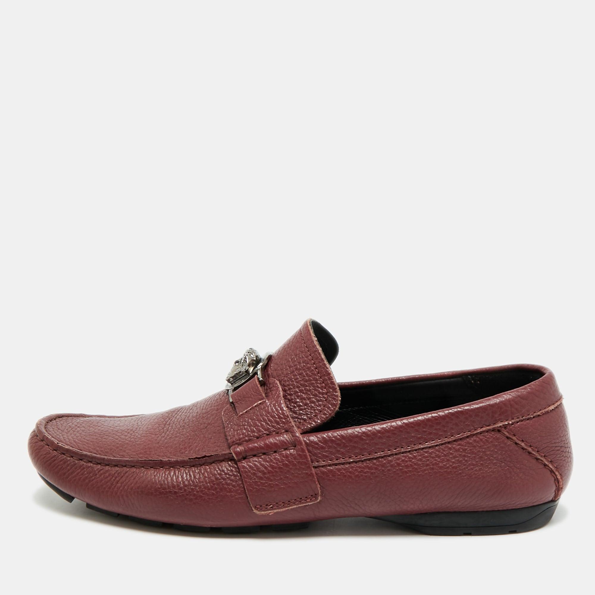 $775- Versace Driver Crosta Slip-On Loafers- Size 45/12 (RARE) Versace Slip-on shoes for Men | Online Sale up to 31% off | Lyst main image 3