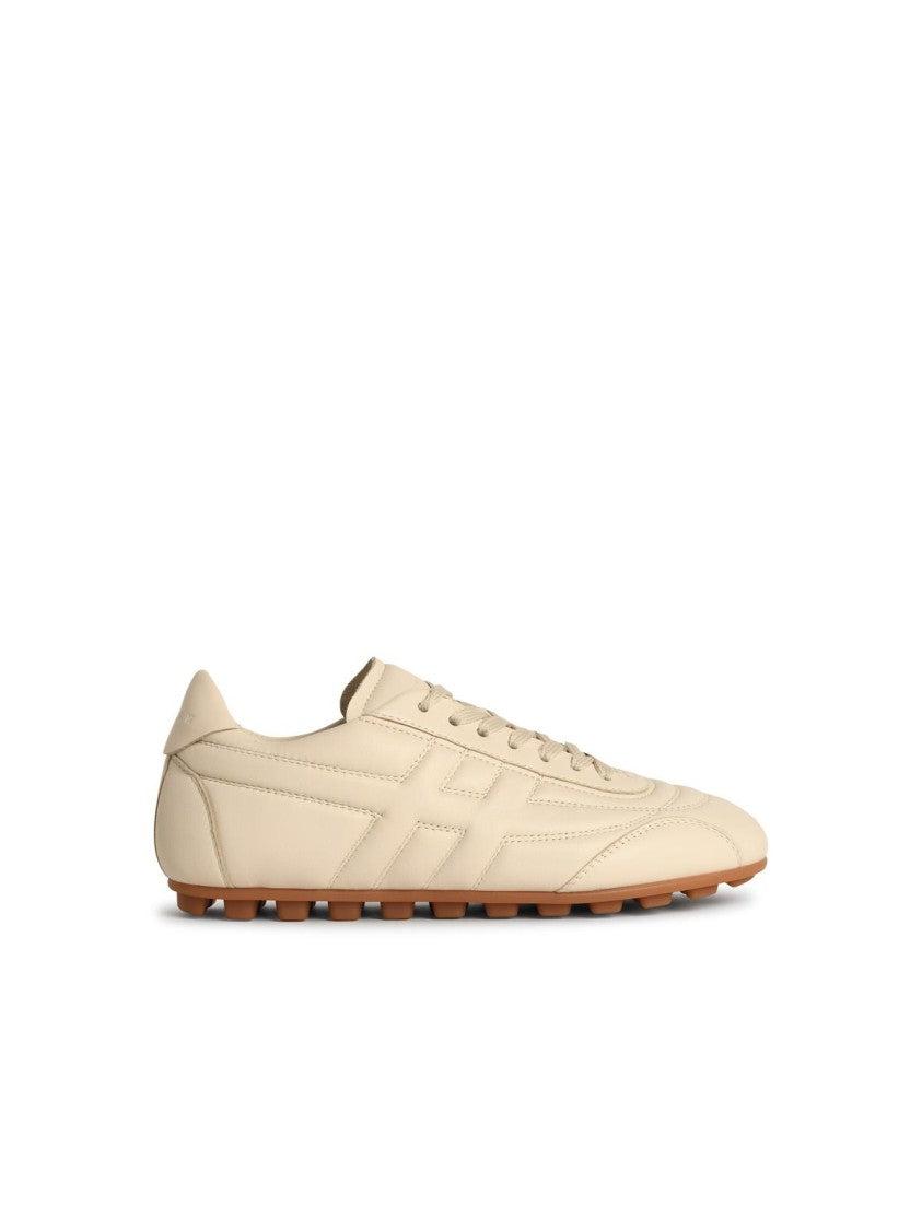 スニーカー Hogan H693' Yogurt-Colored Smooth Leather Sneakers Hogan Sneakers for Women | Online Sale up to 47% off | Lyst
