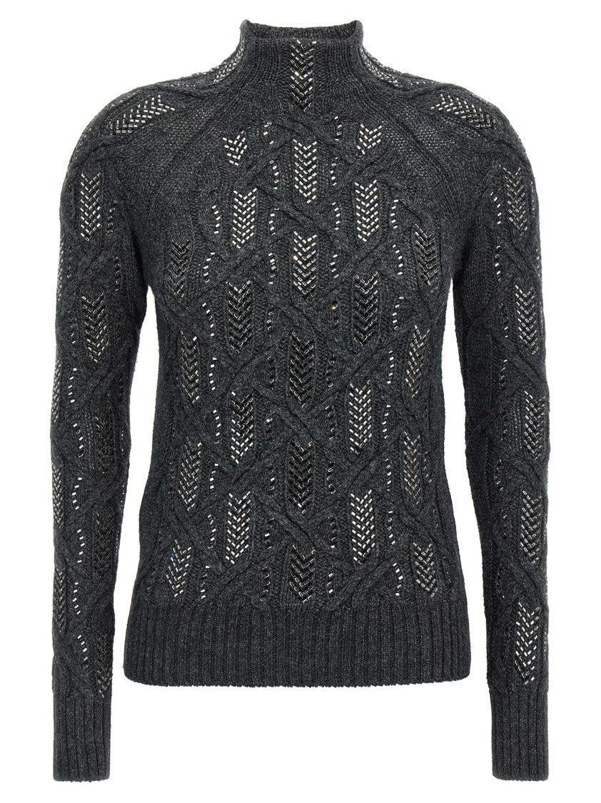 ERMANNO SCERVINO 売れ筋商品|||エルマンノ シェルヴィーノ ニット&セーター アウター レディース Turtlenecks Grey 111018-92-a.jpg