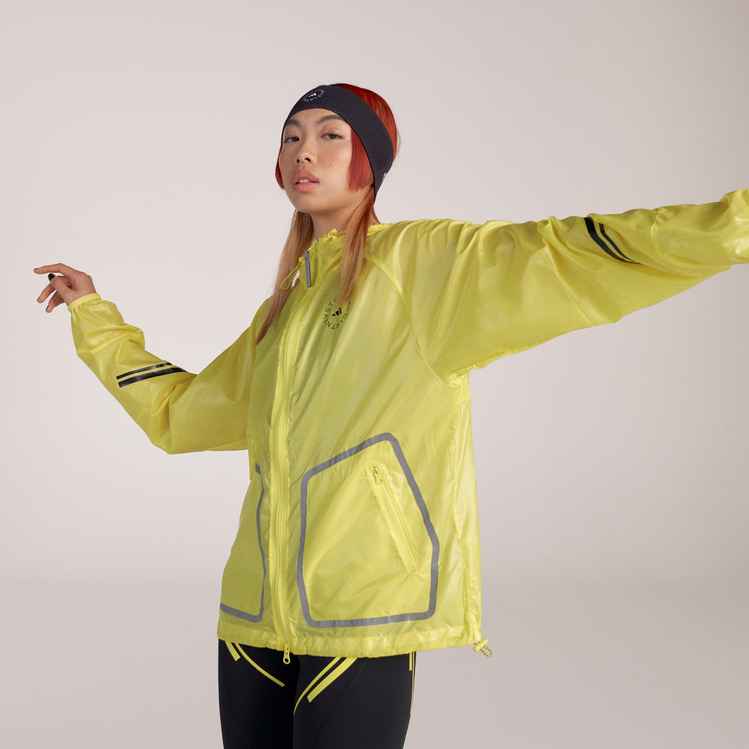 adidas By Stella Mccartney Running Jacket in Yellow Lyst