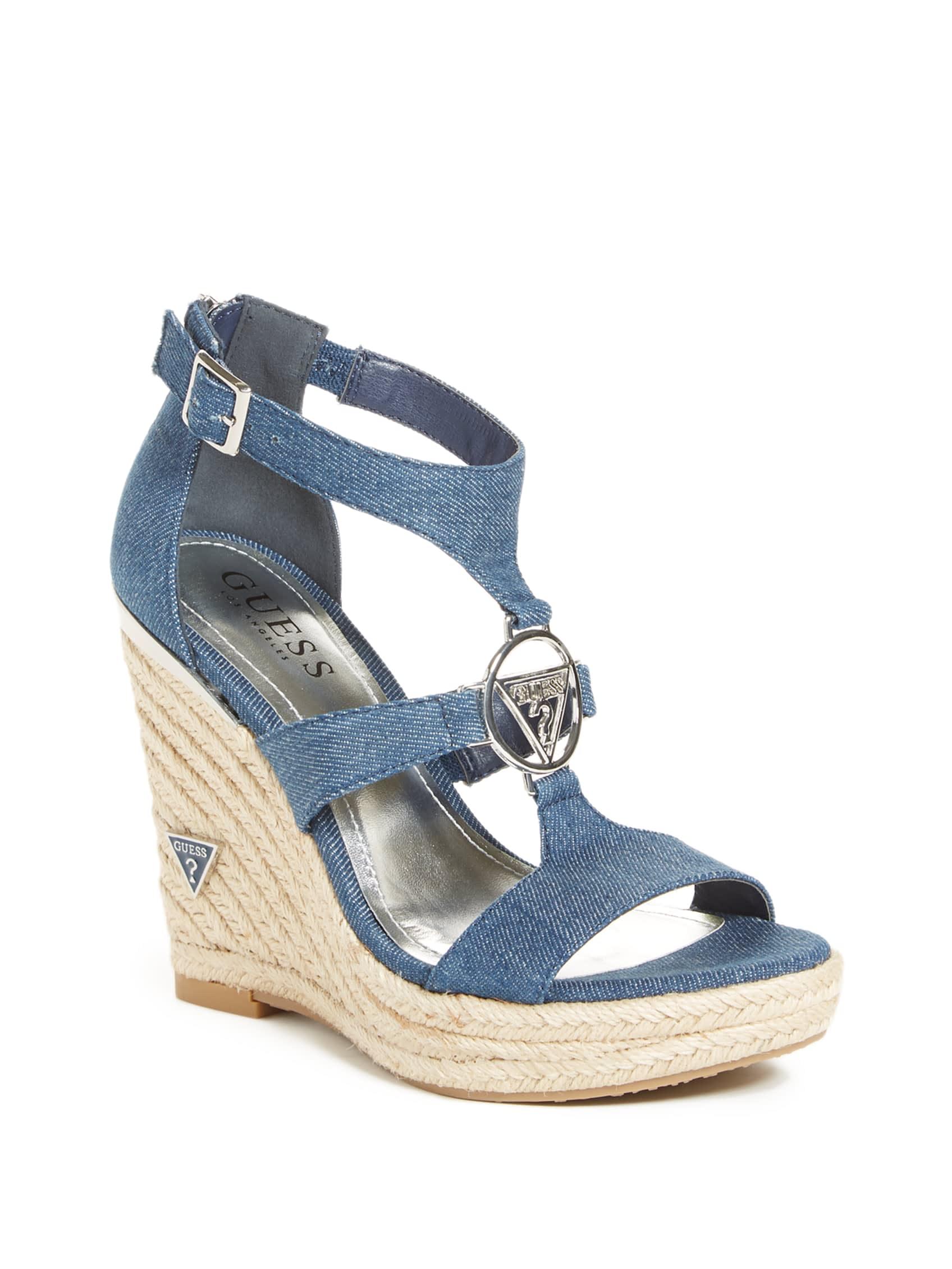 Guess Factory Janessa Core Wedge in Blue | Lyst