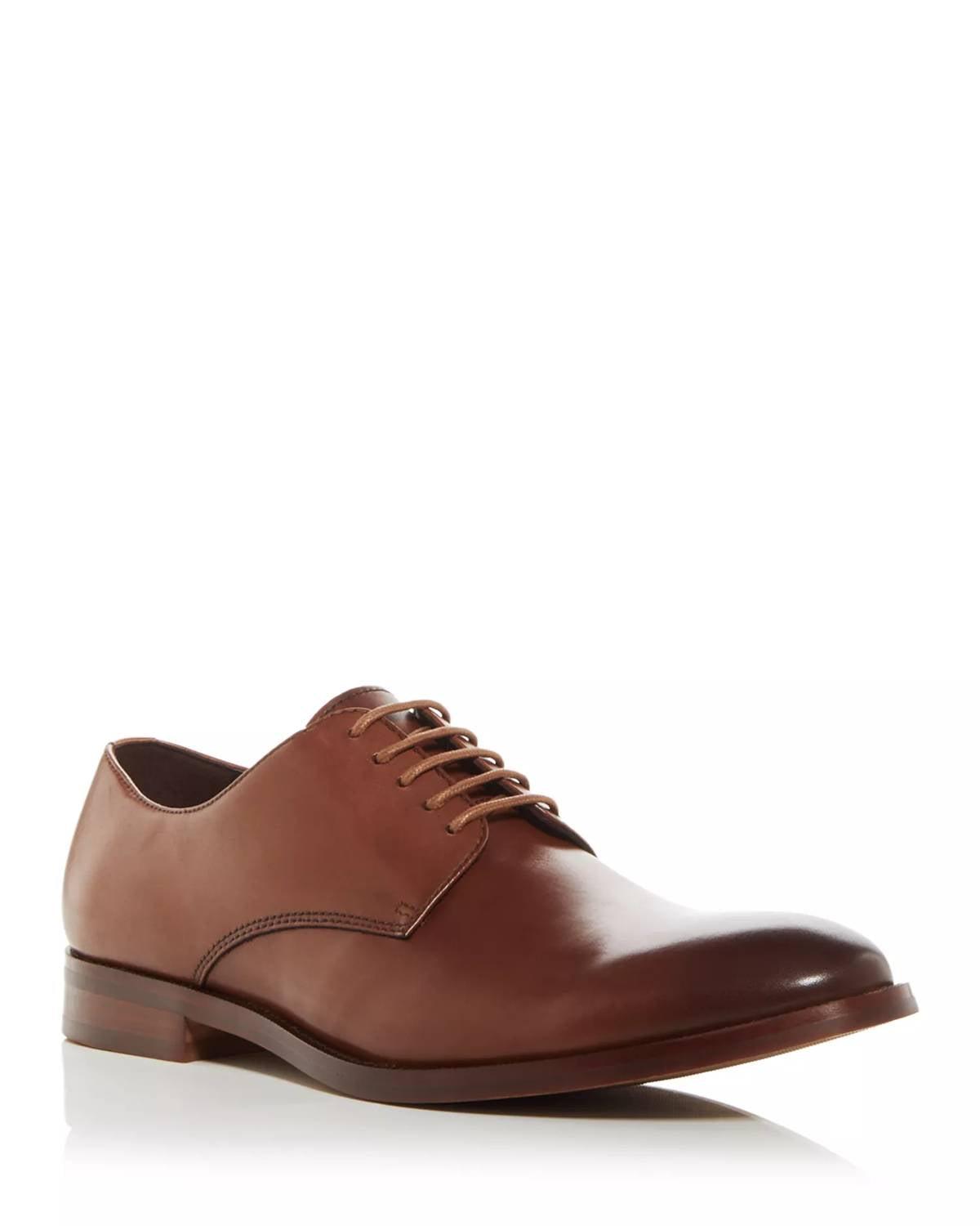 NEW THE MEN\'S STORE AT BLOOMINGDALE\'S men\'s plain toe loafer in brown Men main image 2