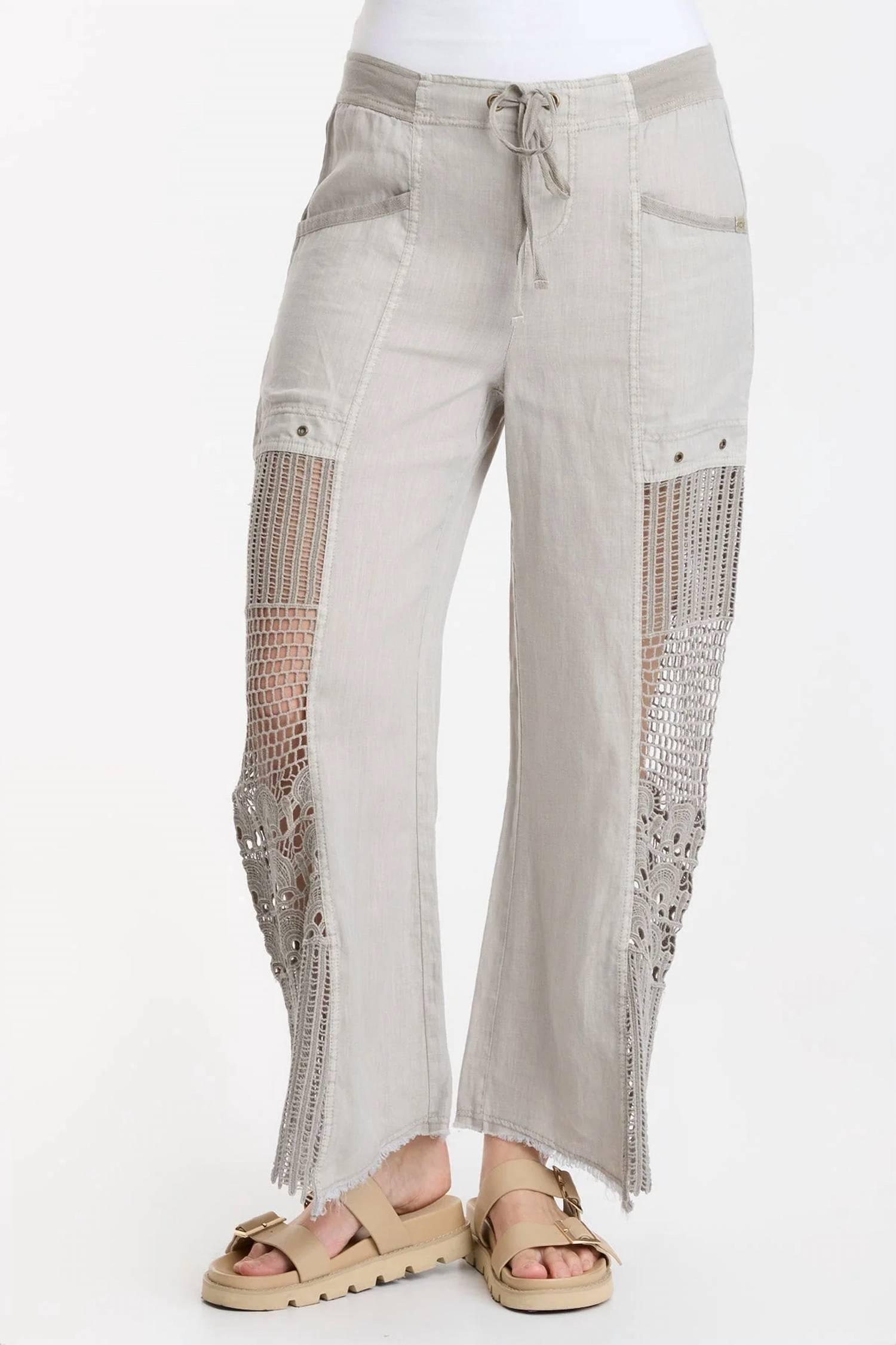 XCVI Women's Brently Wide Leg Pants – Relaxed Fit With Gathers