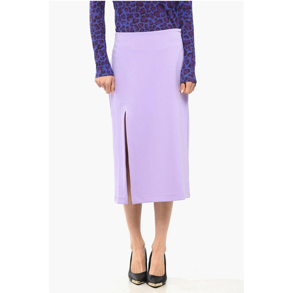 【VIKTOR & ROLF】STRAIGHT MIDI SKIRT WITH SLIT ラベンダー Viktor & Rolf Skirts for Women | Online Sale up to 70% off