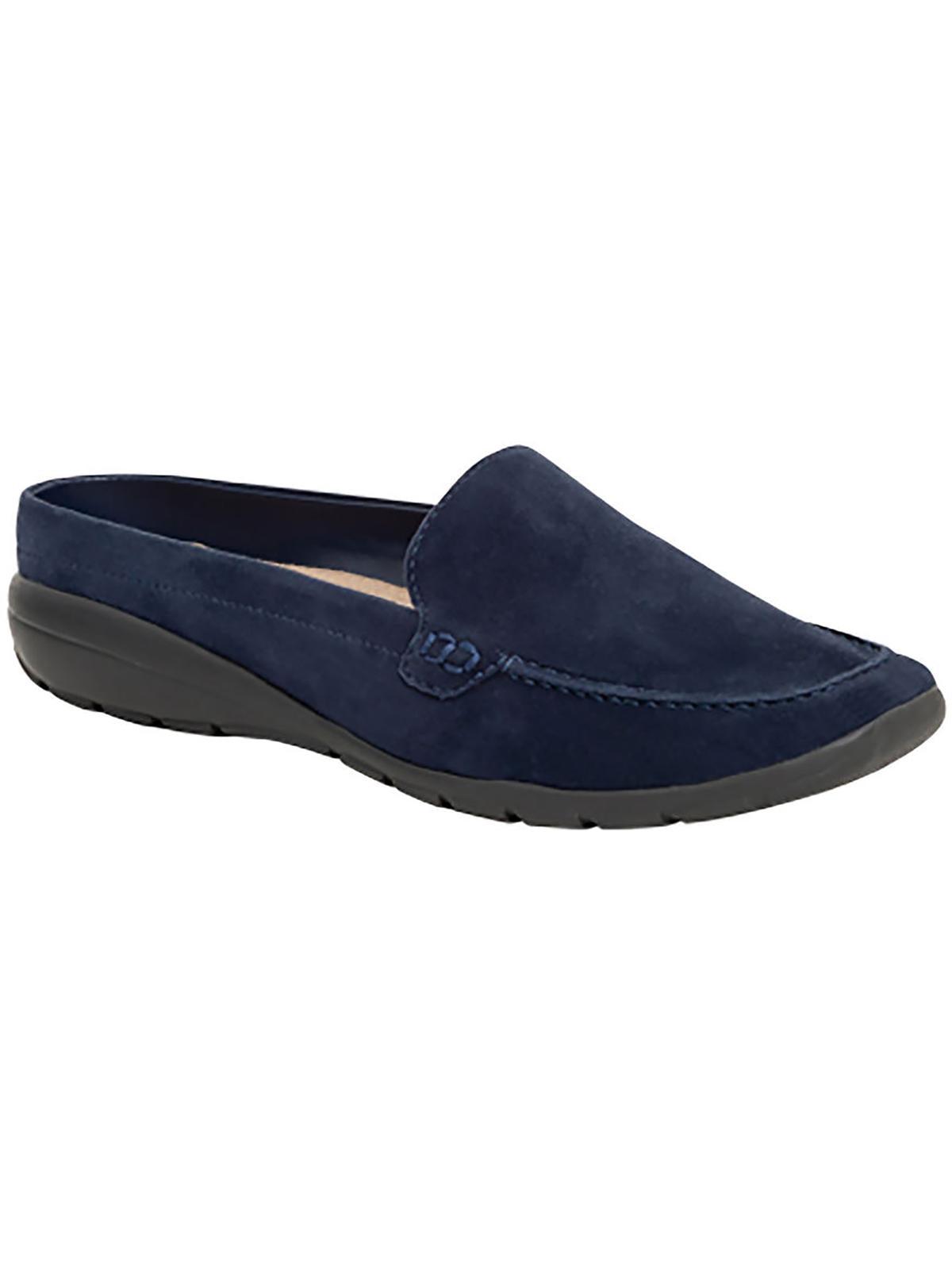 Easy Spirit Aggie Square Toe Loafers in Blue Lyst