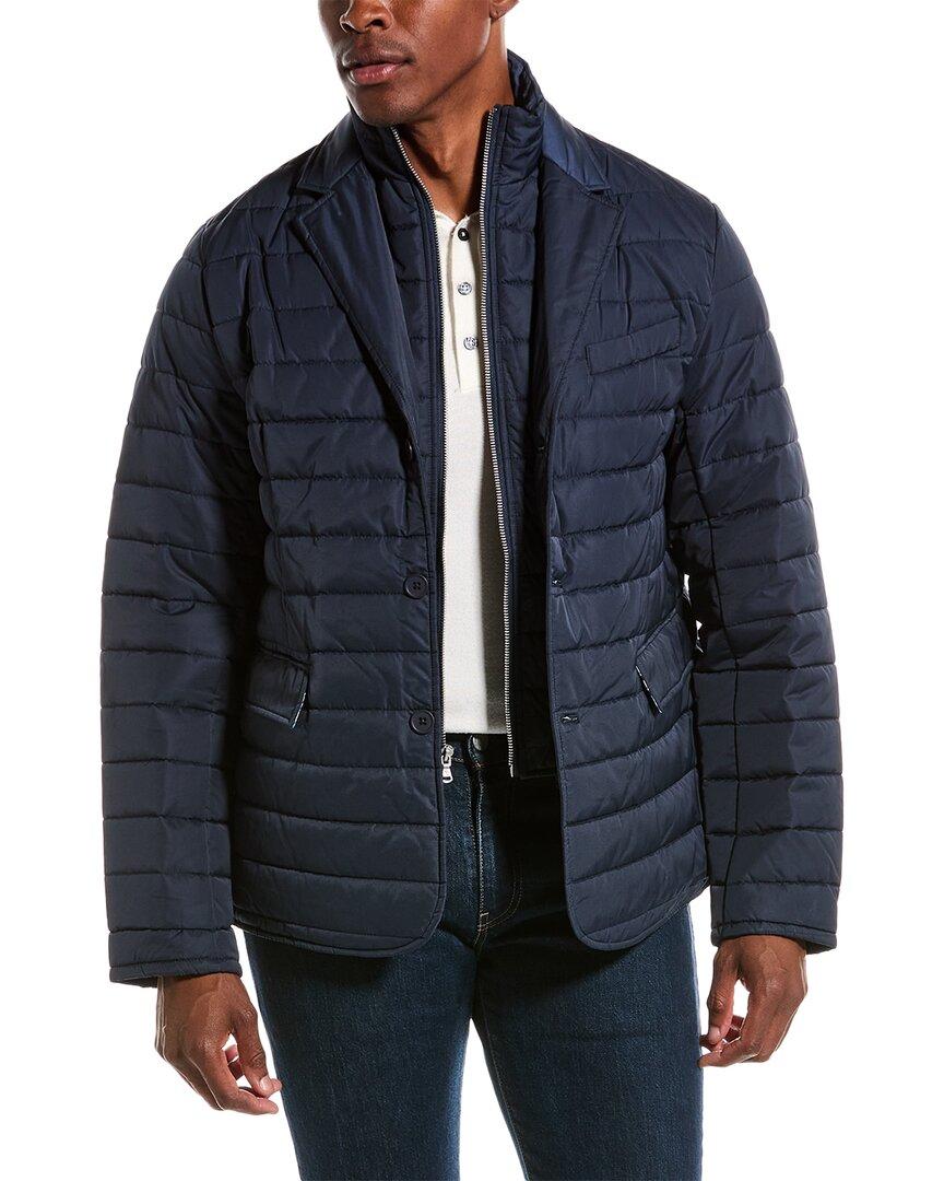 Mens quilted online blazer jacket