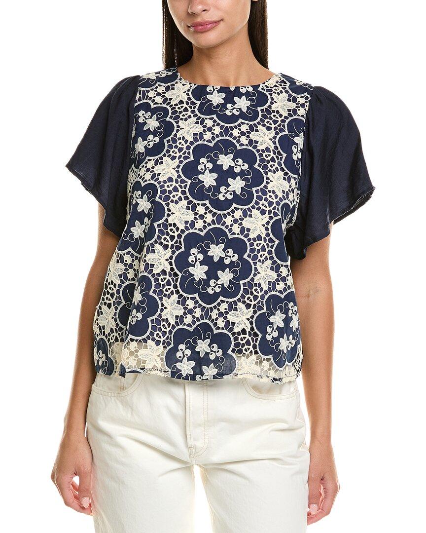 トップス Anna Anna Kay Tie Neck Floral Top on SALE | Saks OFF 5TH