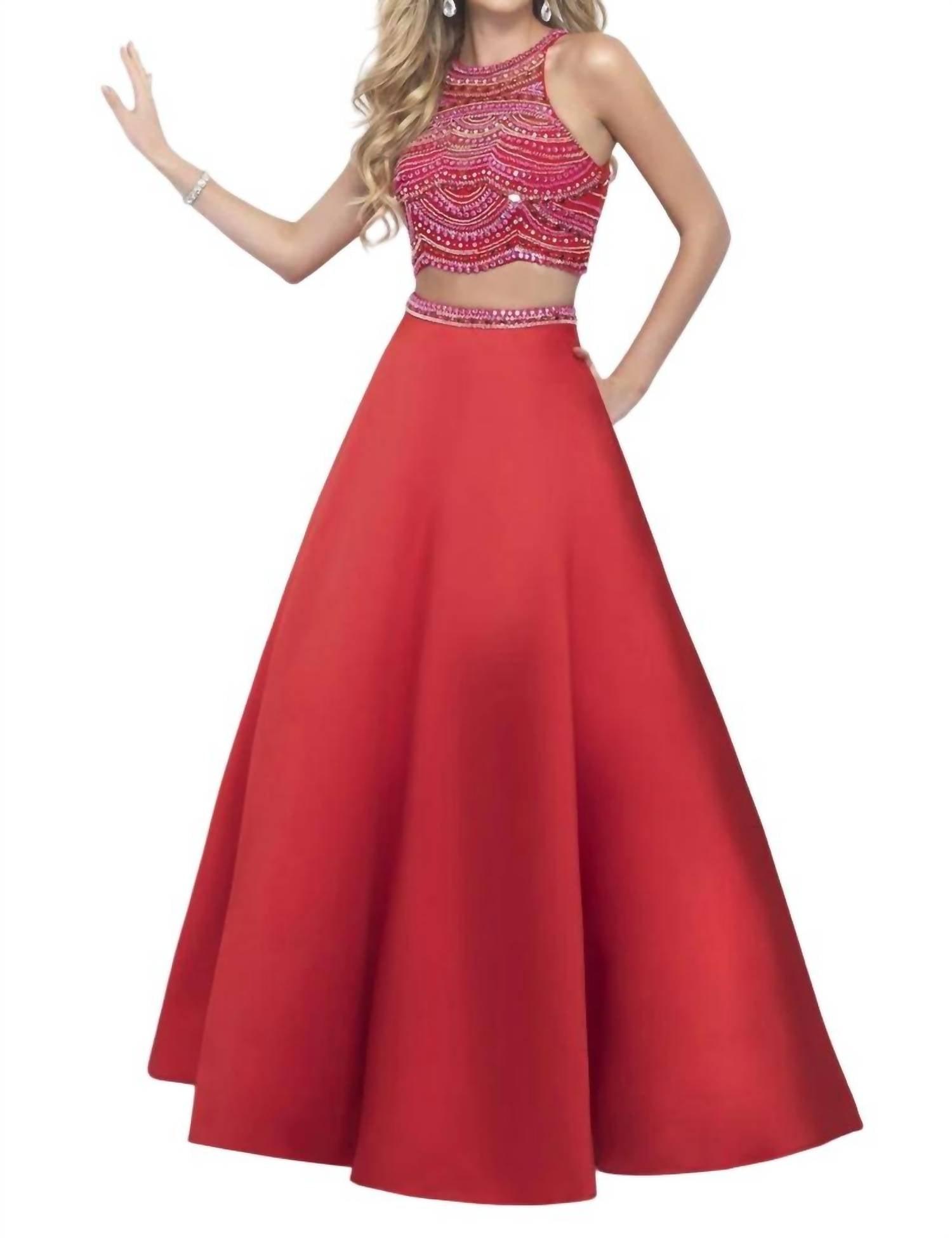 Designer Red Halter Prom Dresses for Women - Up to 72% off | Lyst