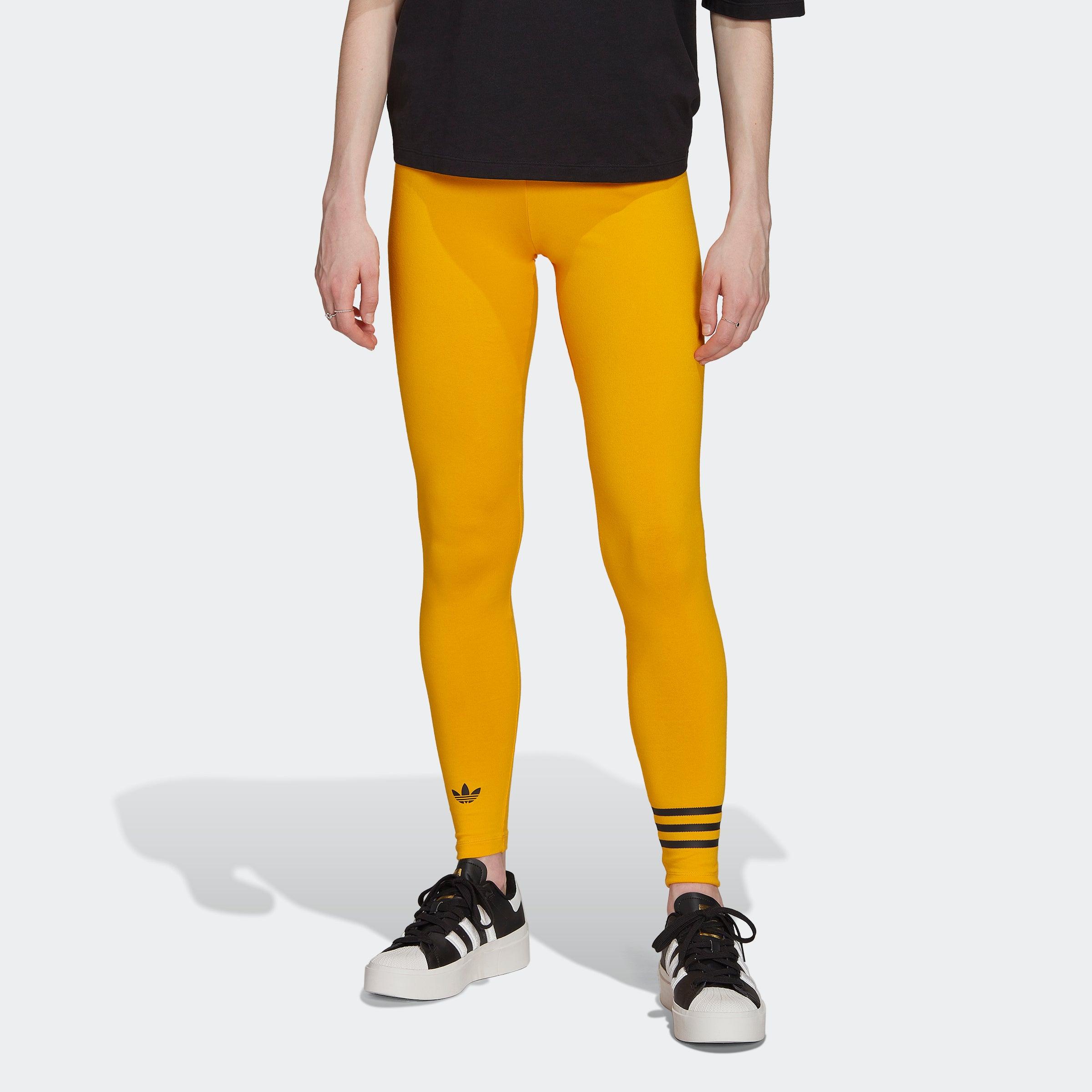 adidas Adicolor Neuclassics Full-length Leggings in Yellow | Lyst