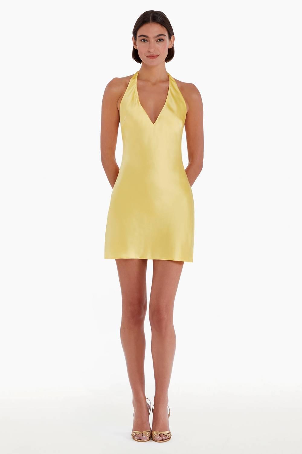 knee length dresses for ladies Short Sleeve Mesha Mini Dress – Hemline Heights main image 1