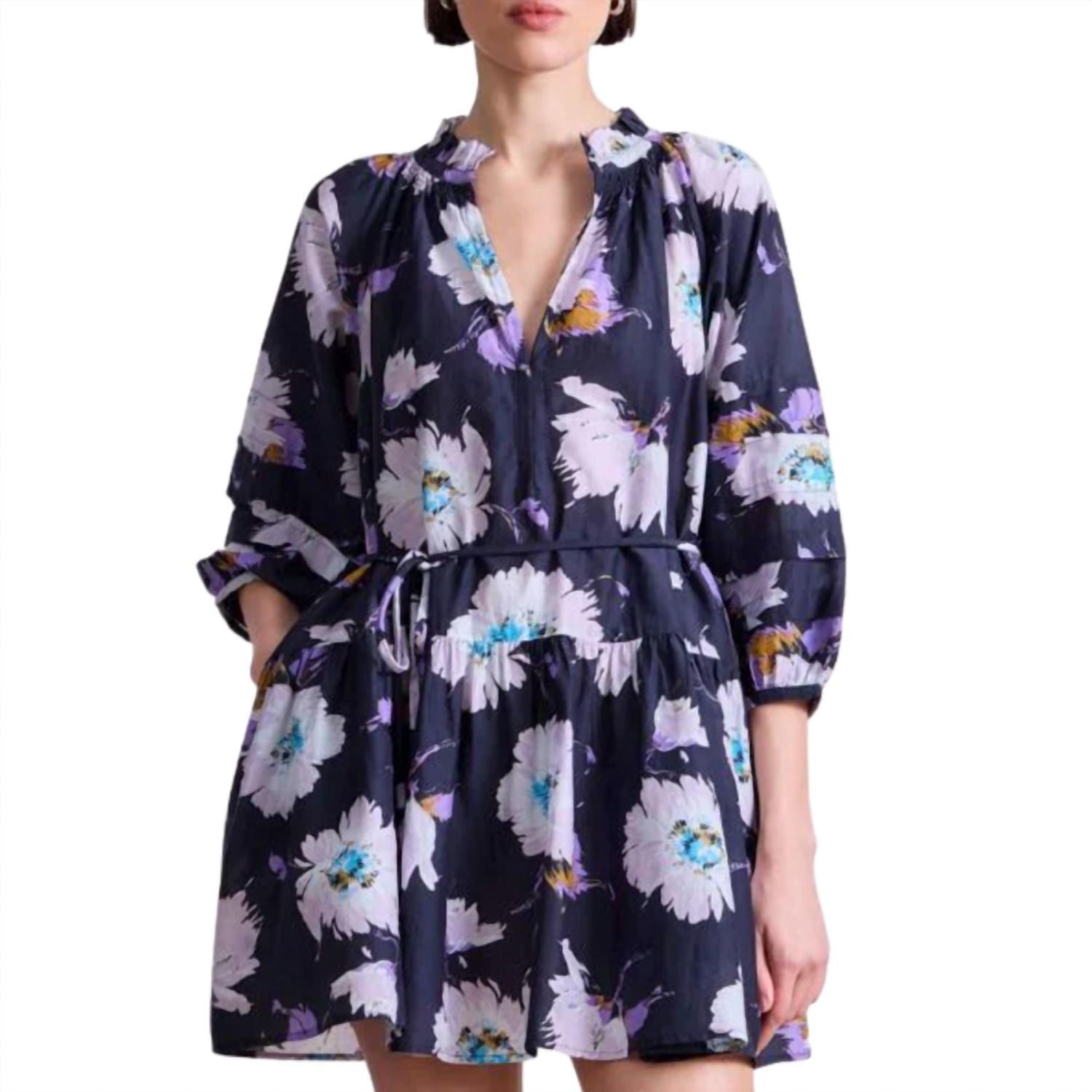 green emerald velvet dress Apiece Apart | Luz Mini Dress main image 0