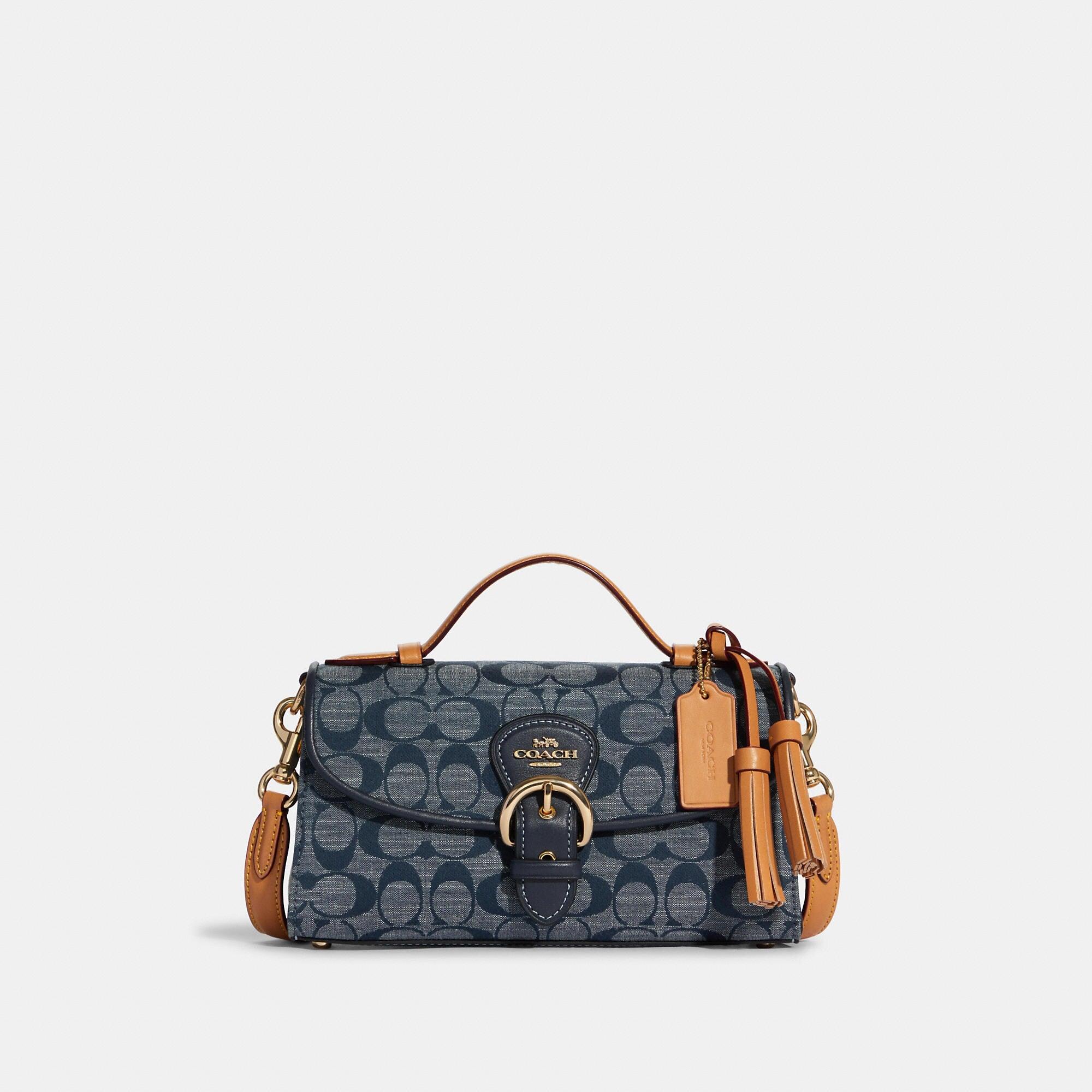 Coach Outlet Kleo Top Handle In Signature Chambray in Blue Lyst