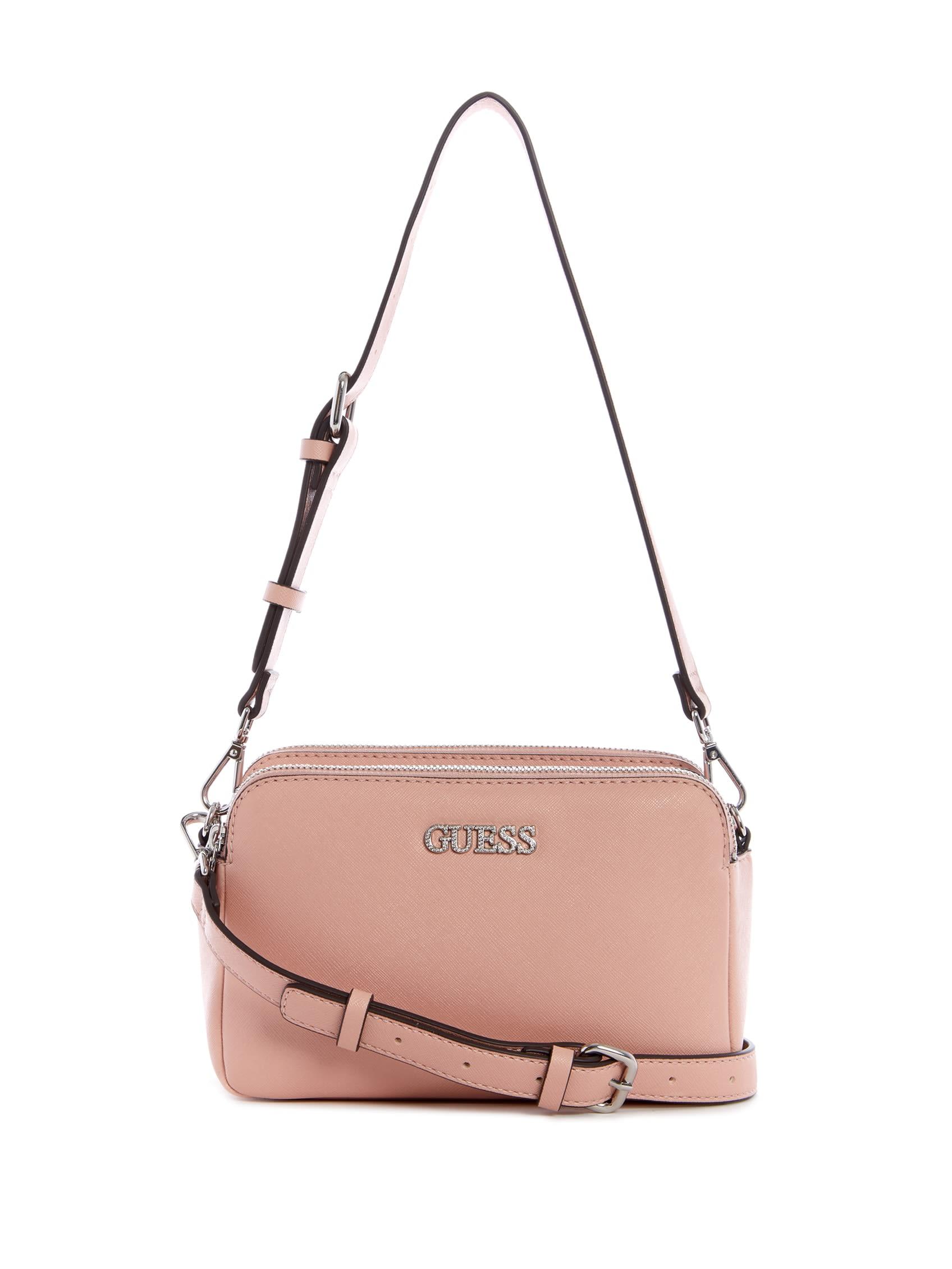 Guess Factory New Castle Zip-top Crossbody in Pink | Lyst