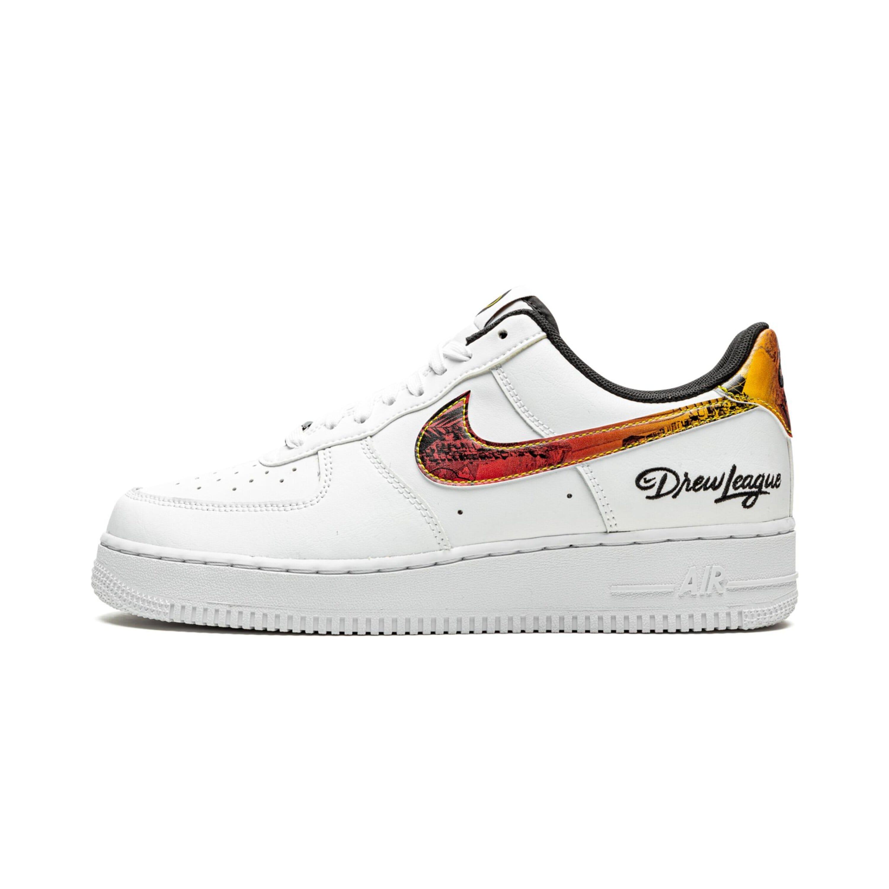 Nike air force 1 low shoes white/white/black/tour hot sale yellow