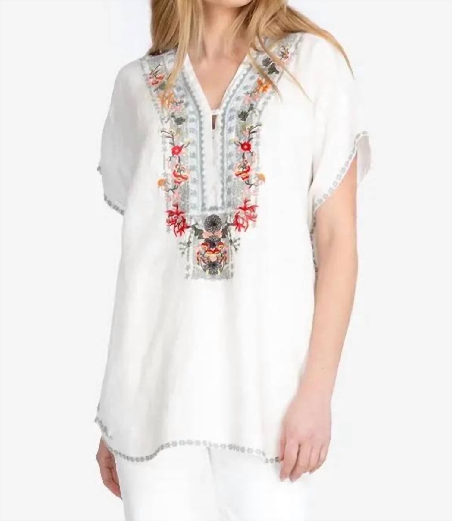 Johnny Was Hanjin Linen Blouse in 