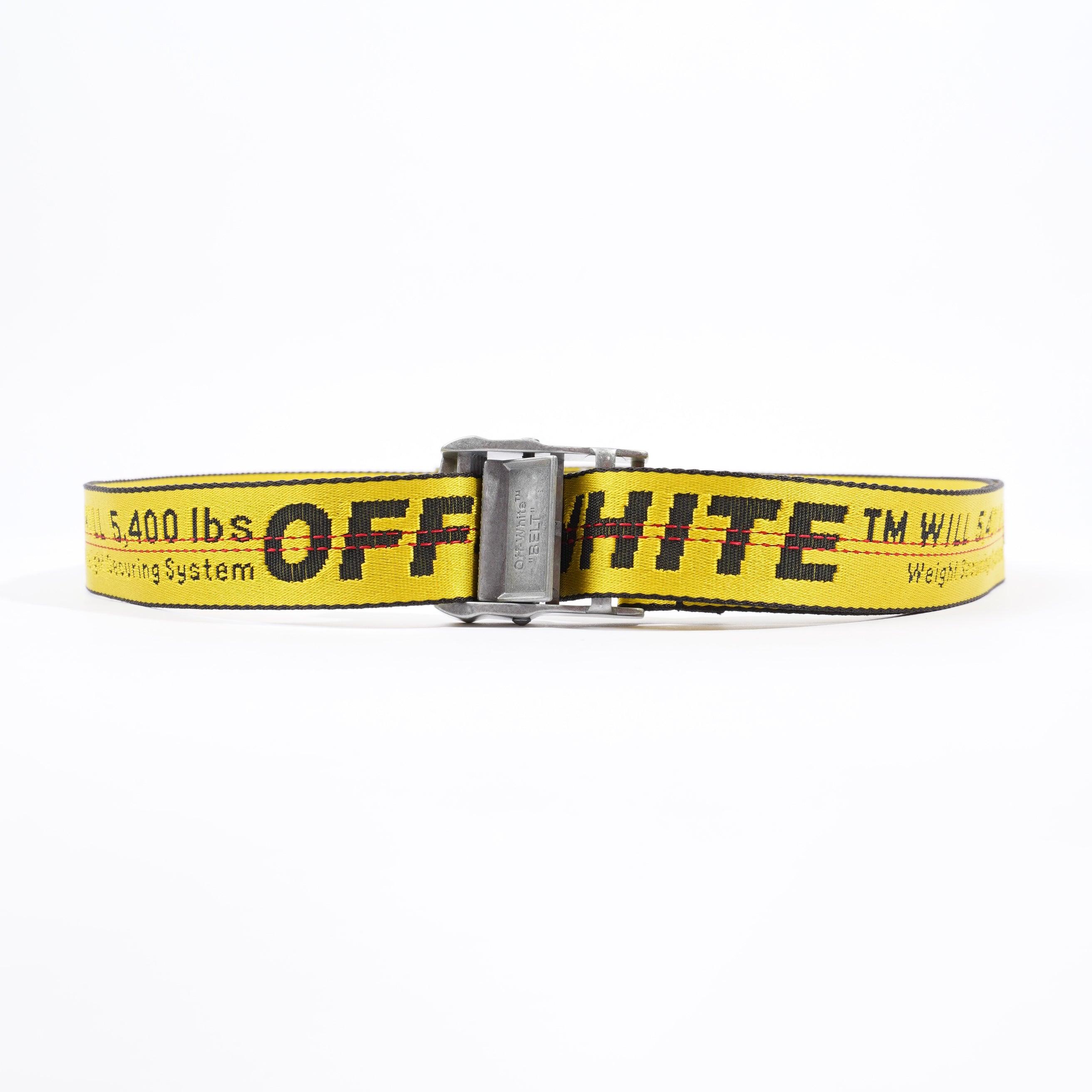 Virgil Abloh Off-White FOS Belt Orange/White