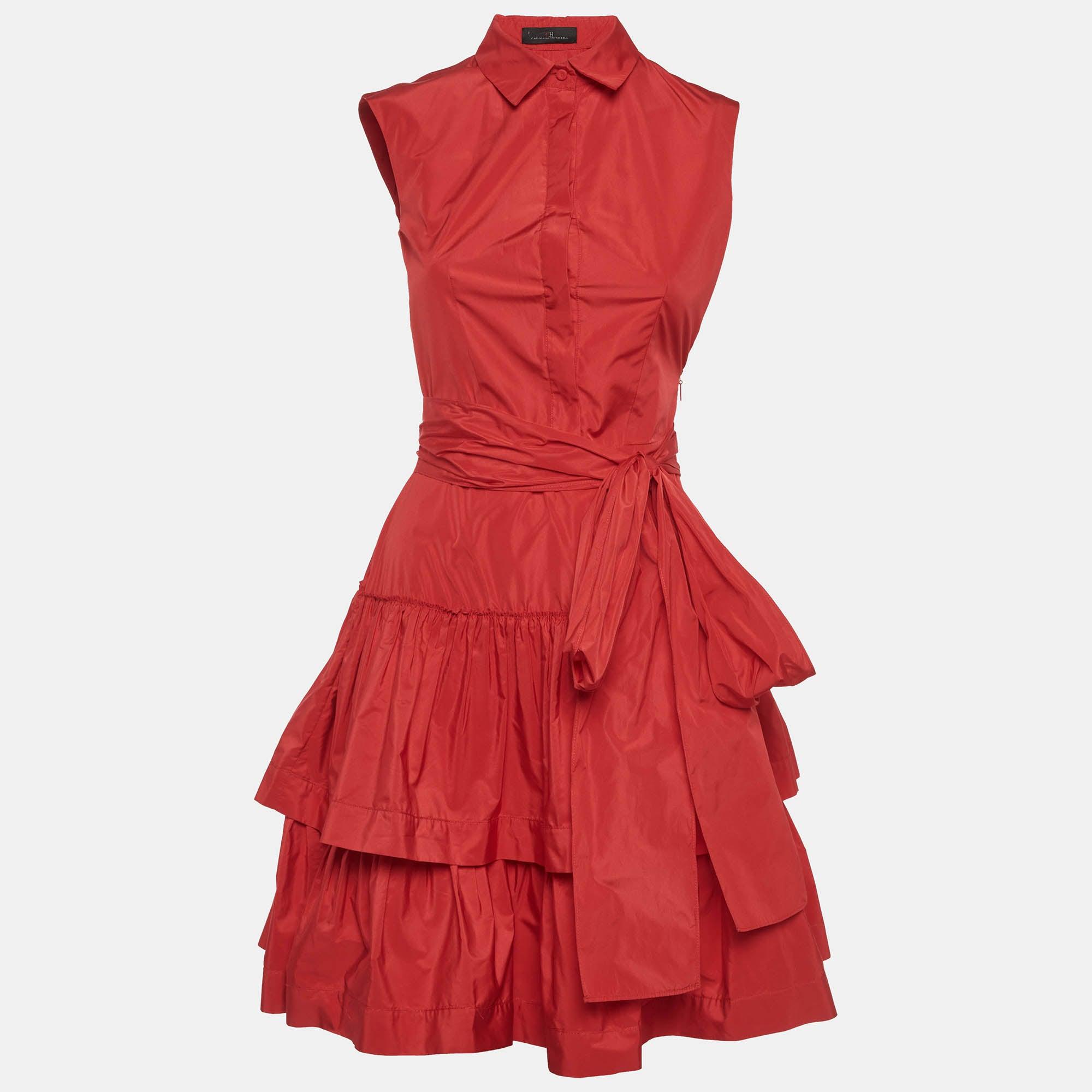 Red Carolina Herrera Dresses for Women | Lyst