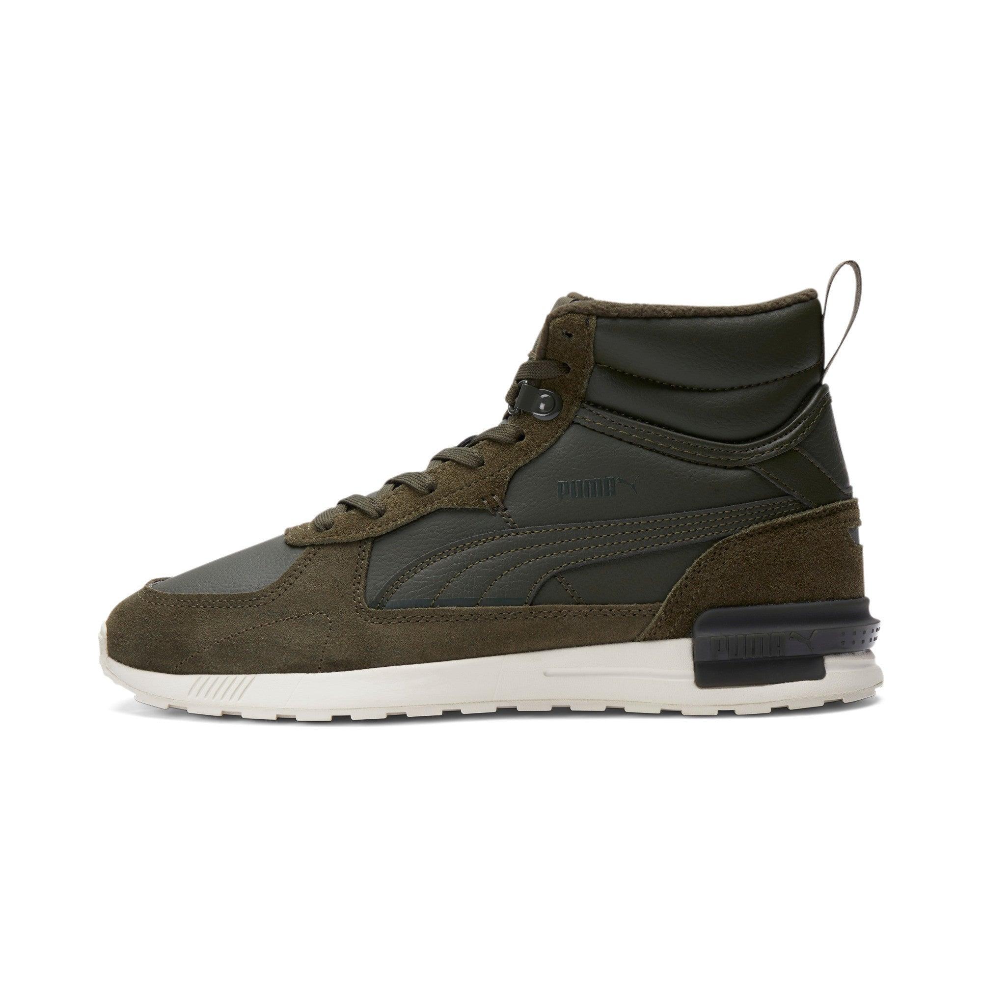 PUMA Graviton Mid Sneakers in Green for Men | Lyst