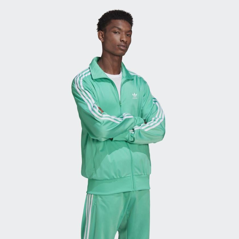 adidas Adicolor Classics Firebird Track Jacket in Green for Men | Lyst