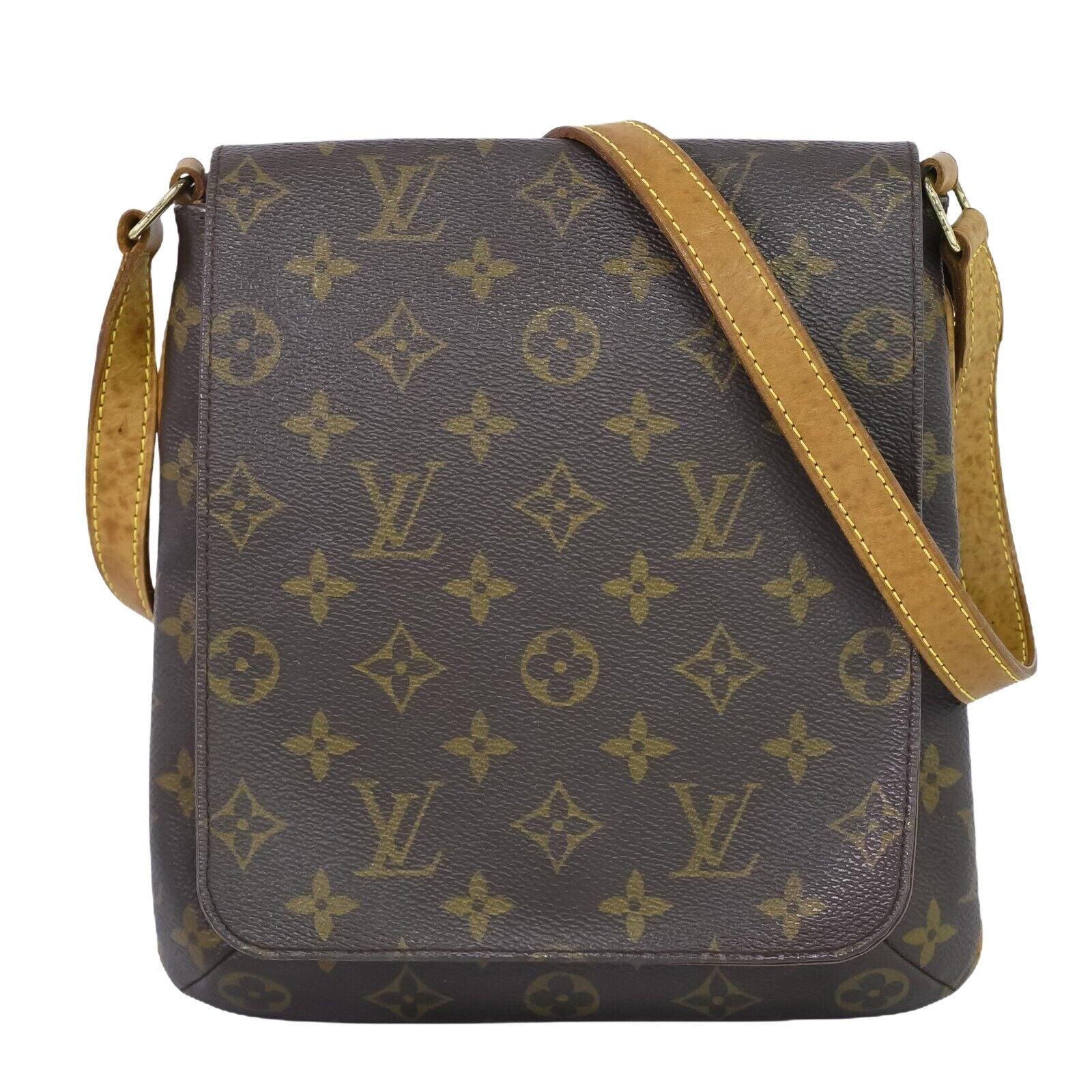 Louis Vuitton Musette Salsa Brown Canvas Shoulder Bag (Pre-Owned