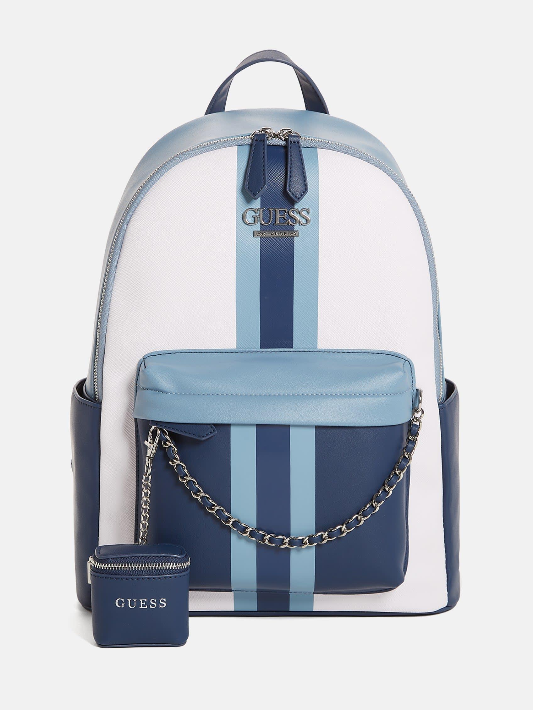 Guess Factory Ella Fauxleather Backpack in Blue Lyst