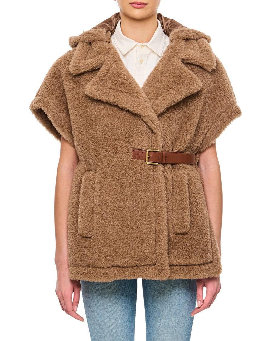 ポンチョ・ケープ MAX MARA LANOSO CAPE Max Mara Lanoso Cape in Brown | Lyst