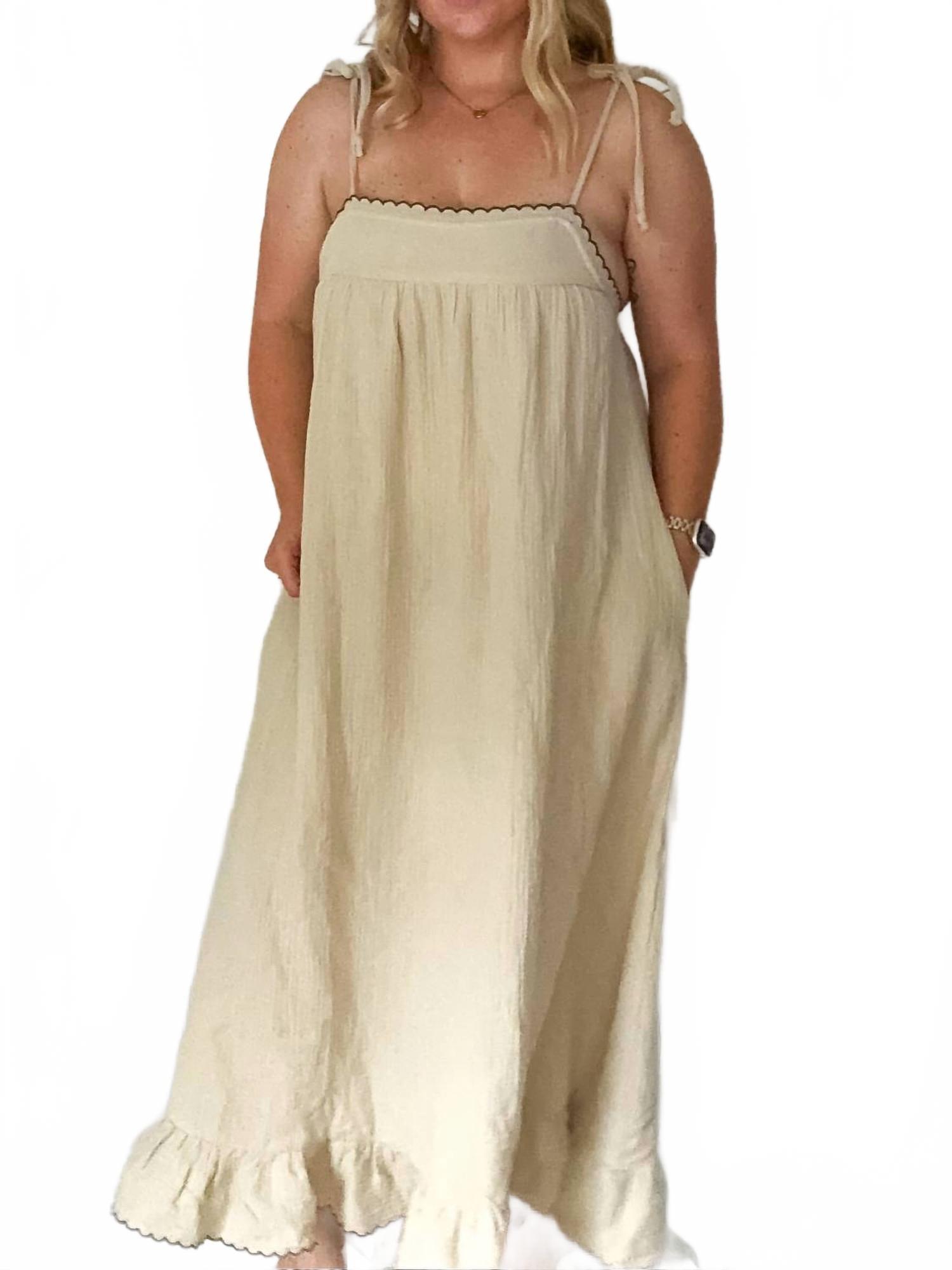 Miou Muse Linen Dresses for Women | Lyst