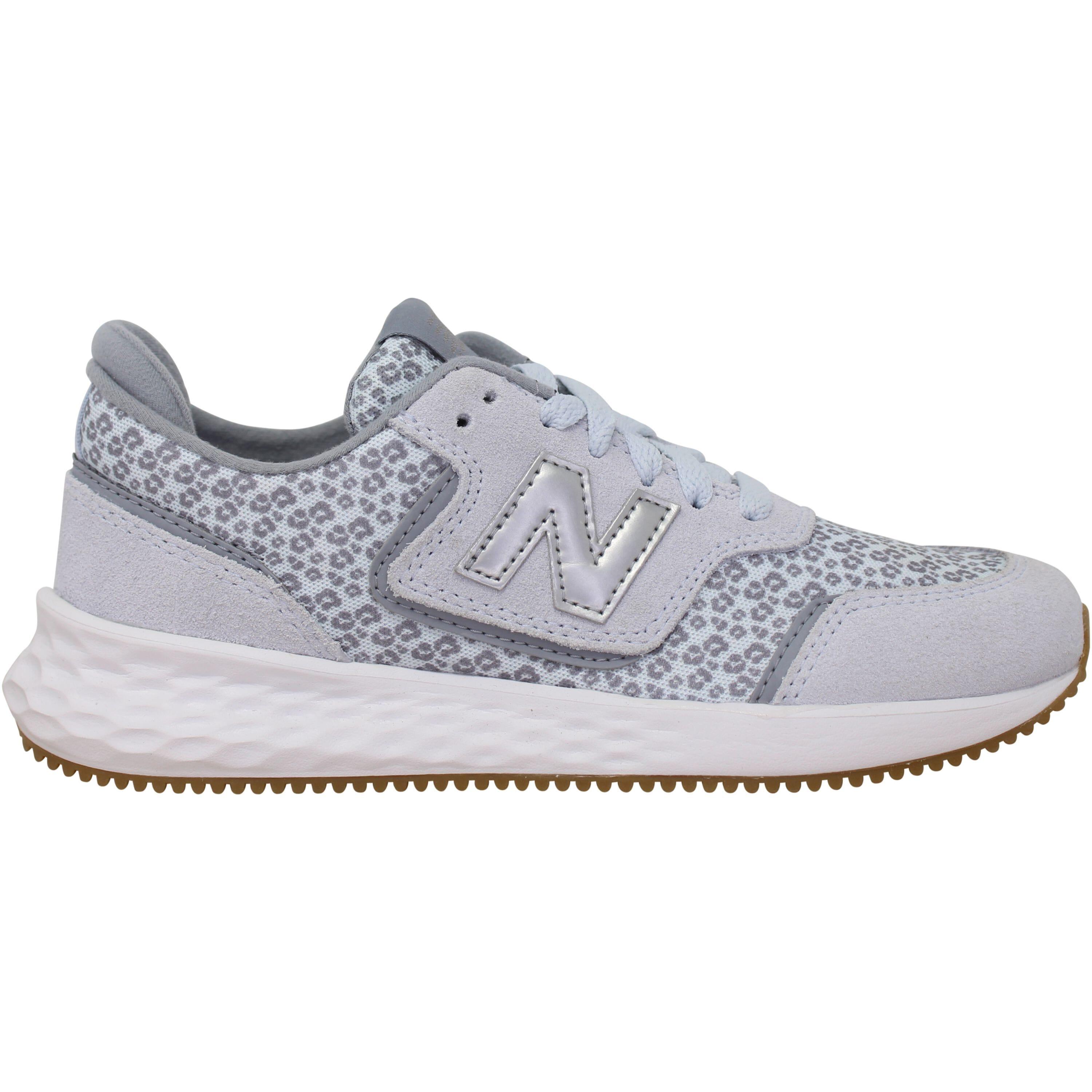 New Balance X70 Leopard Print Moon Dust Wsx70mc1 in Gray Lyst