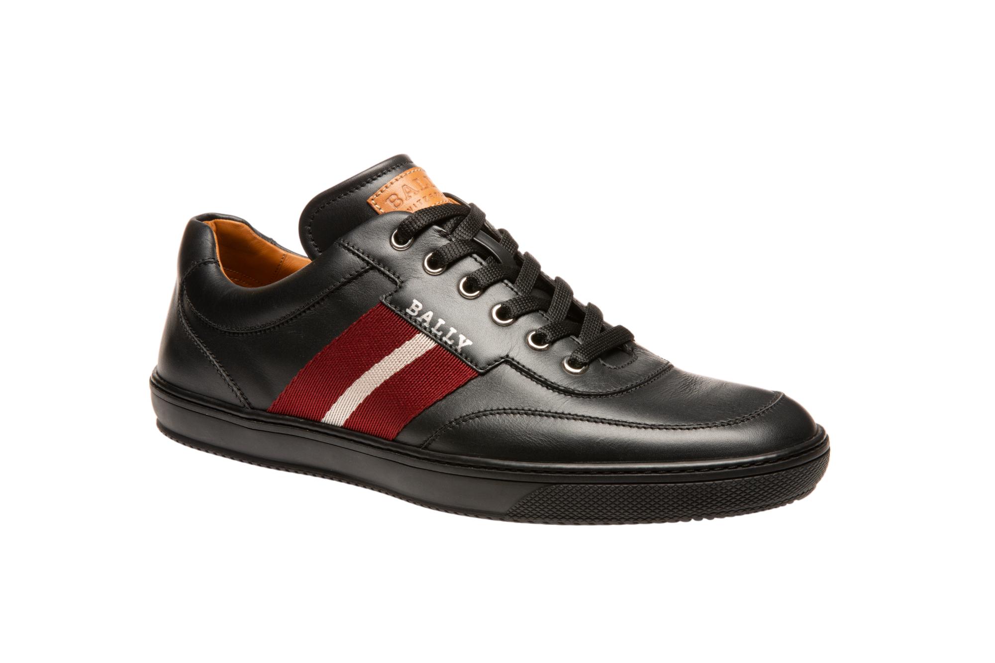 Bally Oriano 6240312 Leather Sneaker in Black for Men Lyst