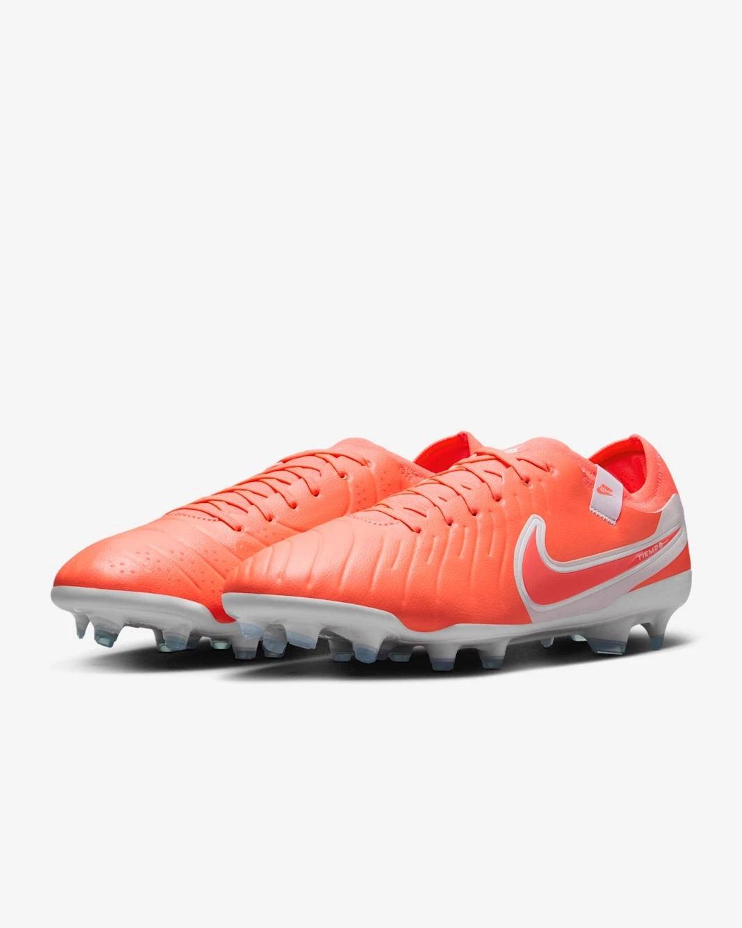 Nike Tiempo Legend 10 Pro Dv4333-800 Hot Lava Fg Football Boots