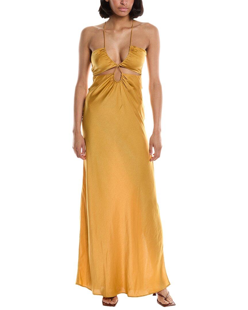 Ba&sh Strappy Maxi Dresses in Yellow | Lyst