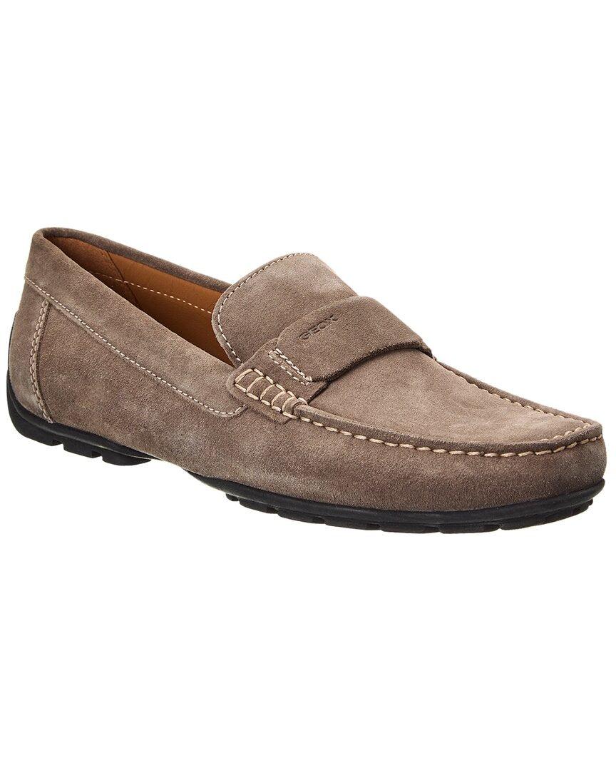 Geox Moner Suede Loafer in Brown for Men | Lyst