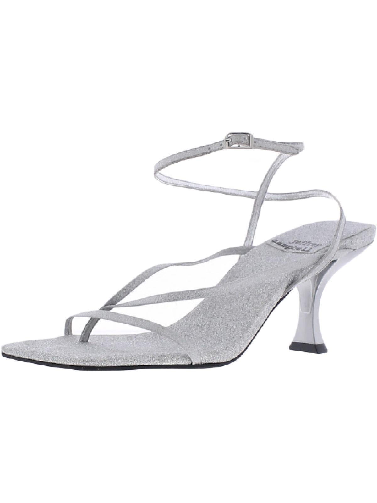 Jeffrey Campbell Fluxx Strappy Thong Kitten Heels in White | Lyst