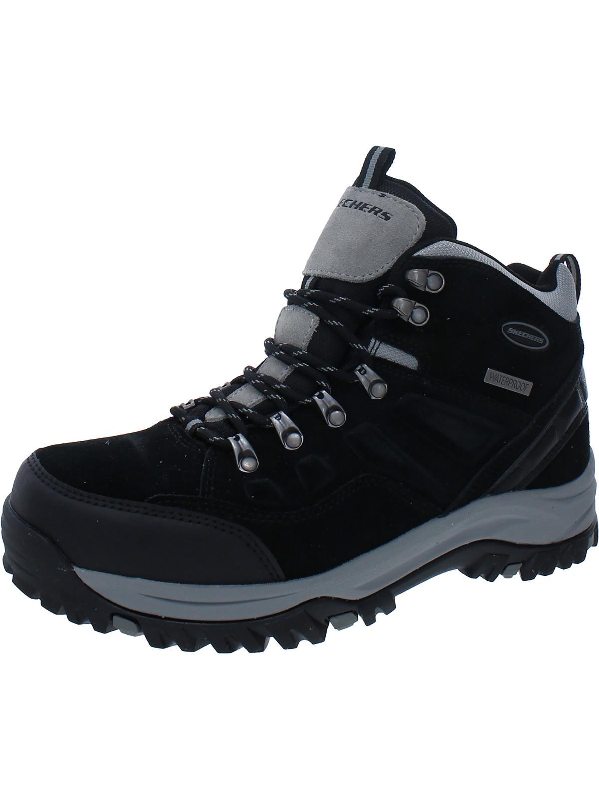 Skechers Relaxed Fit Relment Pelmo Waterproof Lace Up Hiking Boots in Black  for Men | Lyst