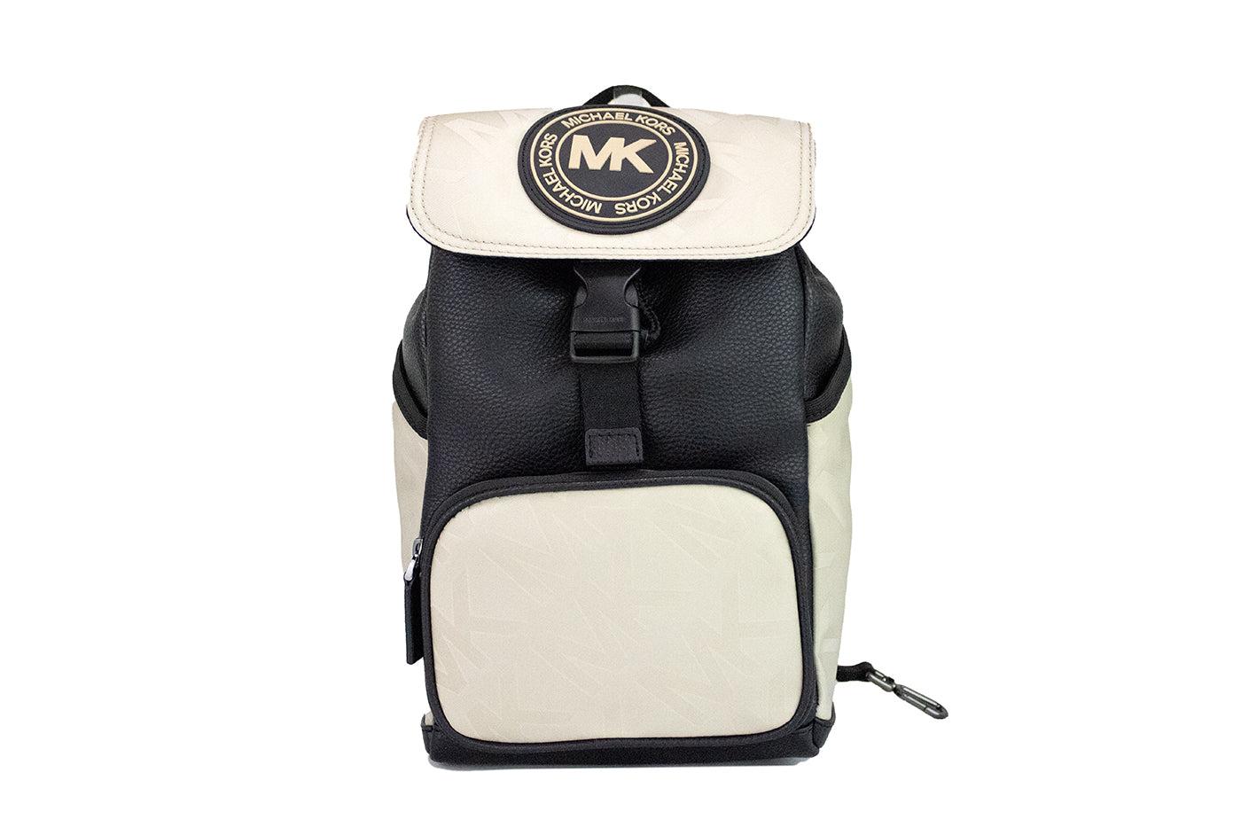 Michael Kors Blue/Black Nylon and Leather Kent Backpack Michael