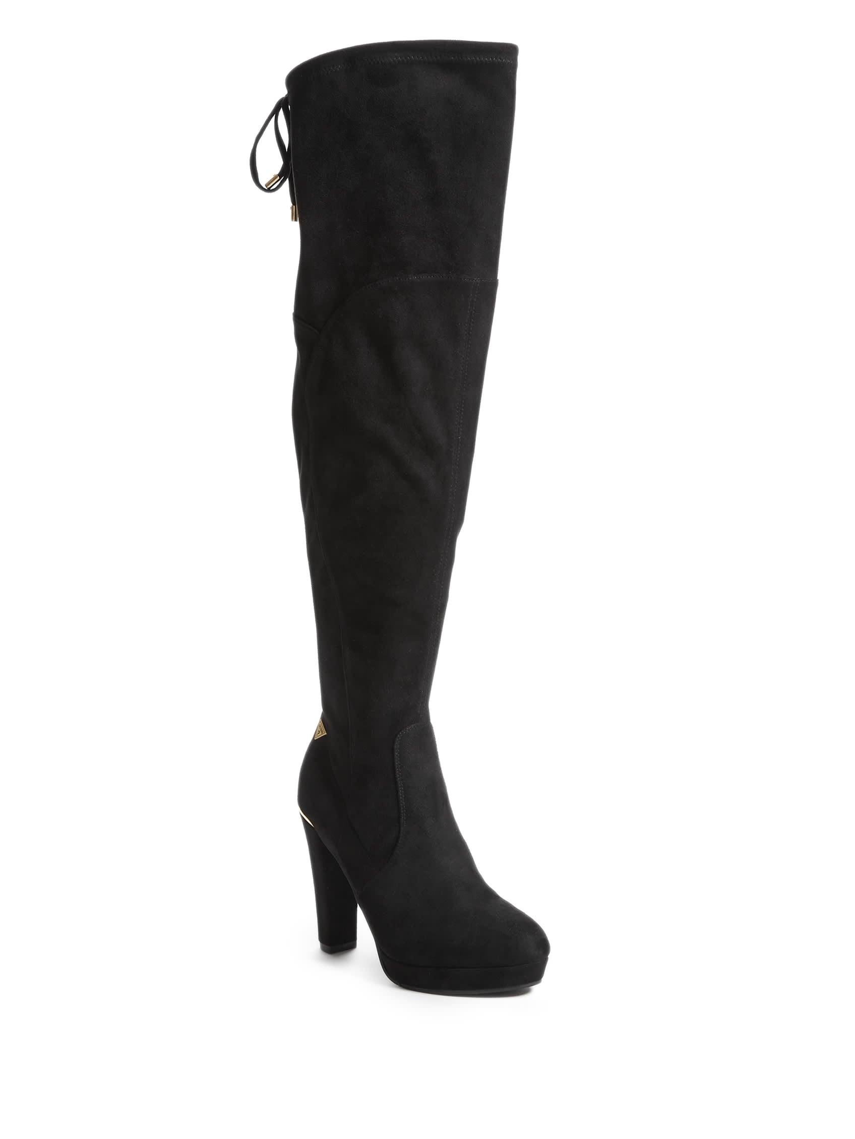 Guess Factory Ladawn Over-the-knee Boots in Black | Lyst
