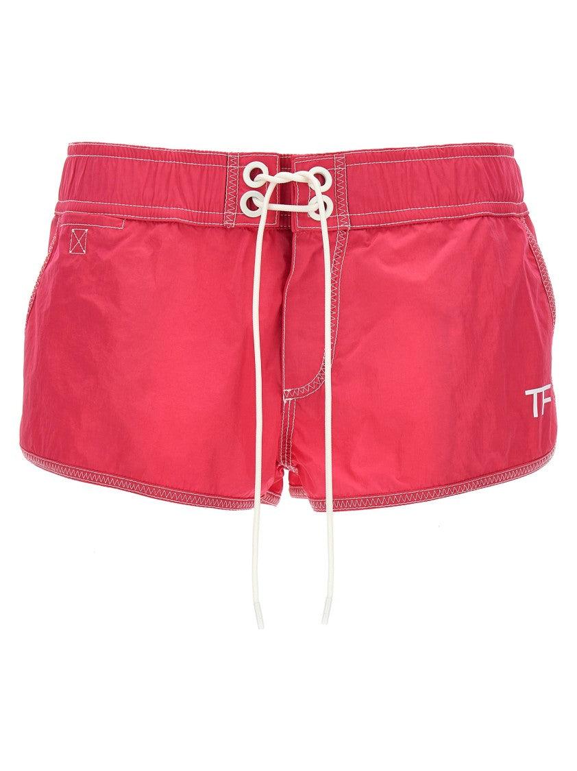 ショートパンツ Tom Ford Tech Nylon Shorts With Logo Print Tom Ford Shorts for Women | Online Sale up to 70% off | Lyst