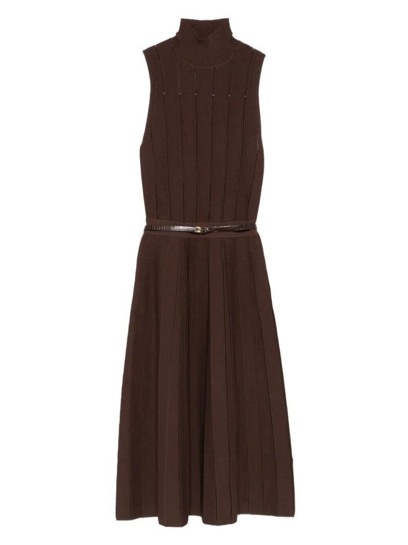 ワンピース Elisabetta Franchi SATIN DRESS WITH CRISS-CROSS LACE Crêpe-back satin dress with crossover laces | Elisabetta Franchi